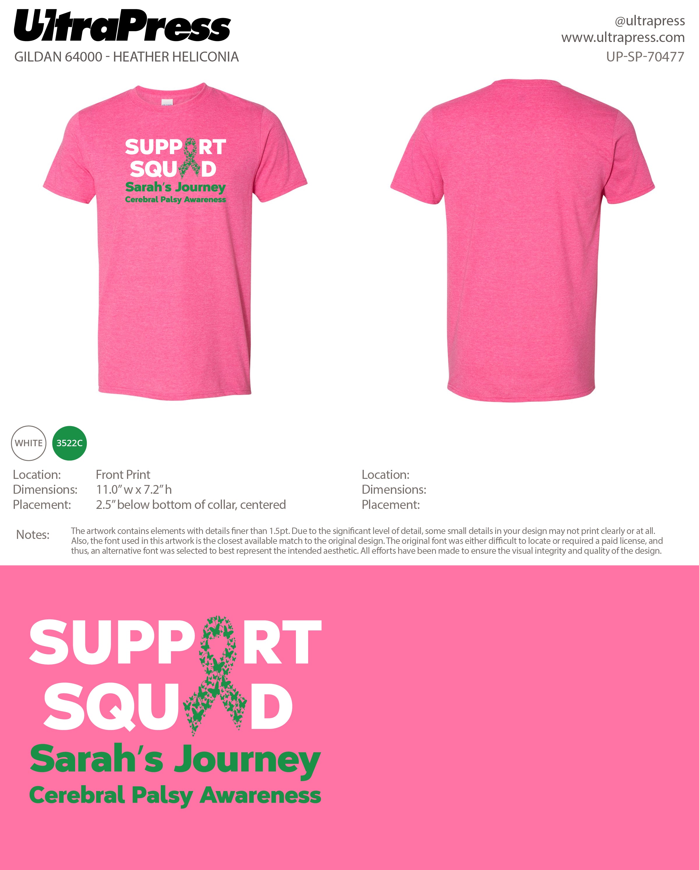 UP-SP-70477 Sarah's Journey - Toney Reeves 100-Piece Package (Bulk)