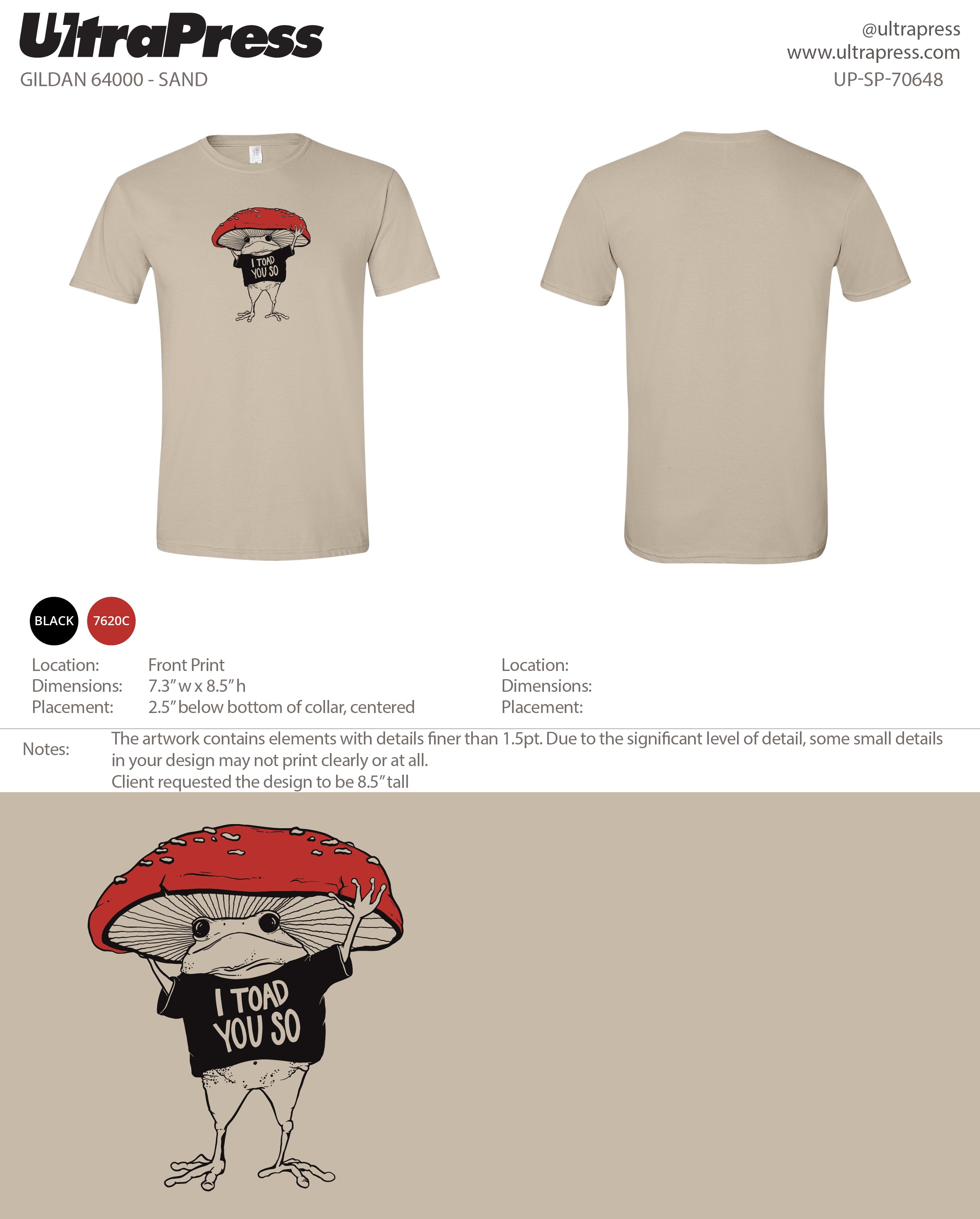 UP-SP-70648 - Kayce Quevedo 100 Min Qty (Bulk)