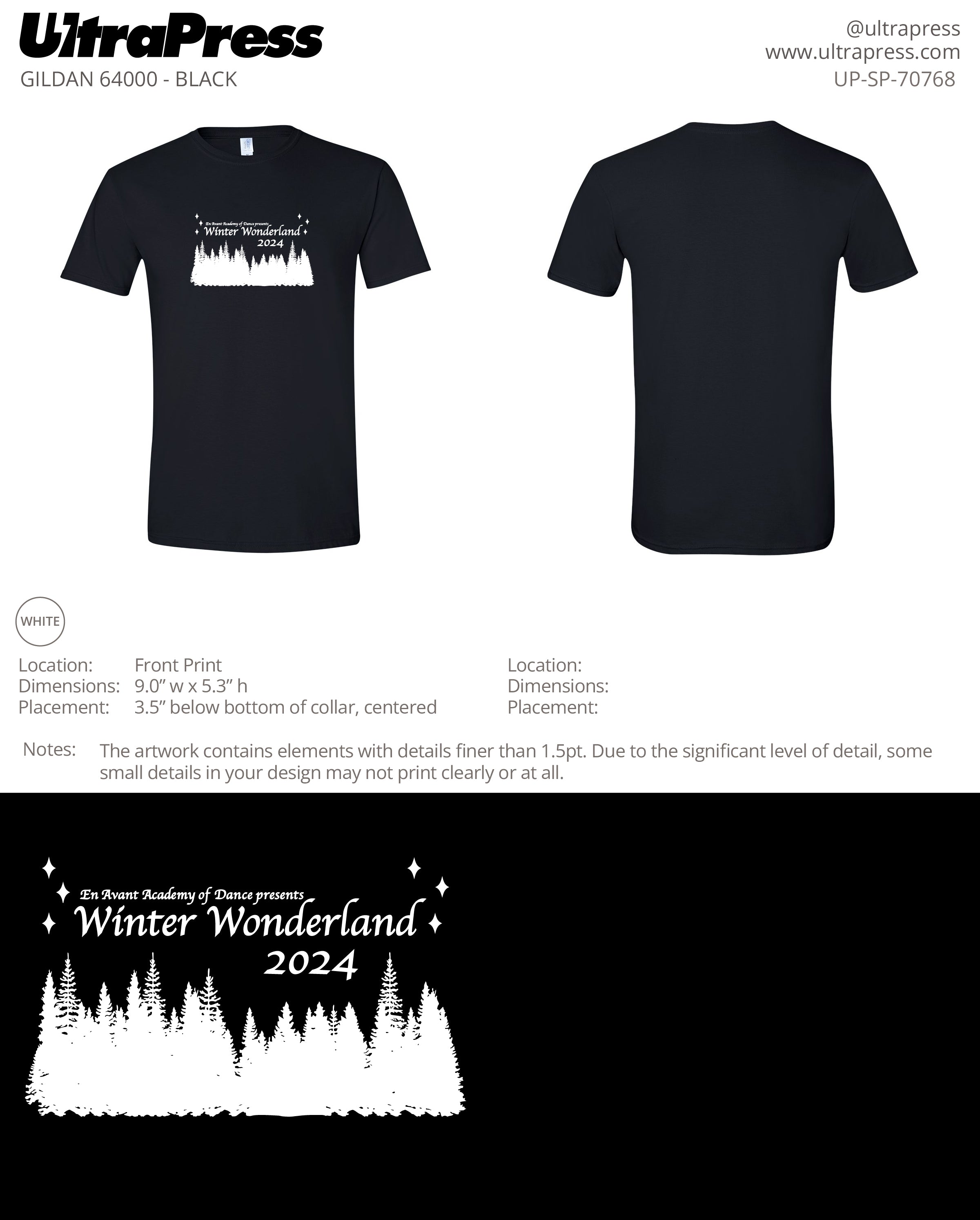 UP-SP-70768 Winter Wonderland - Briley Shanander 100 Min Qty (Bulk)