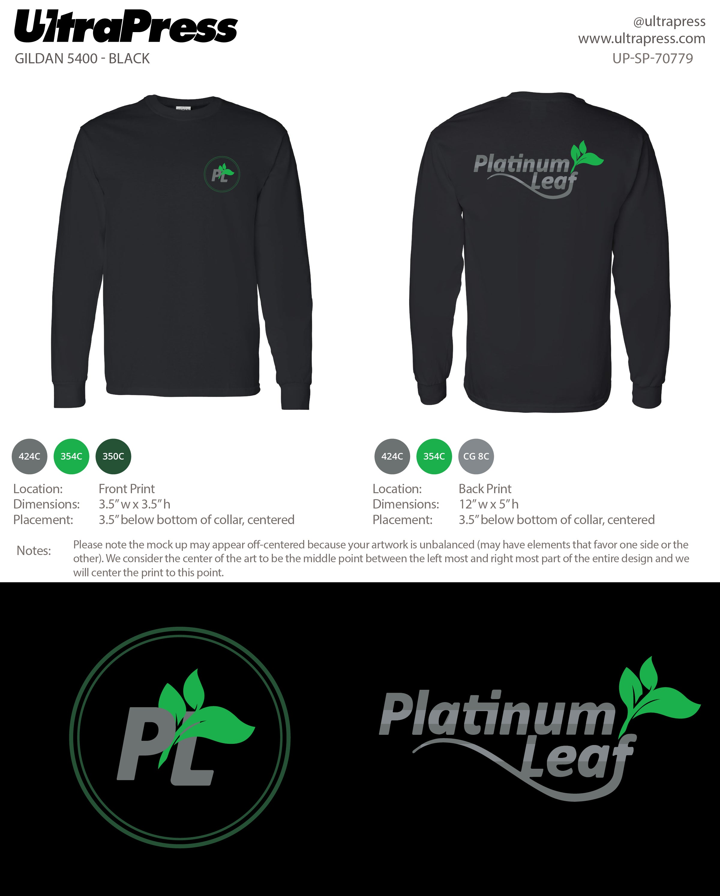 UP-SP-70779 Platinum Leaf - Joe Giangiacomo 48 Min Qty (Bulk)