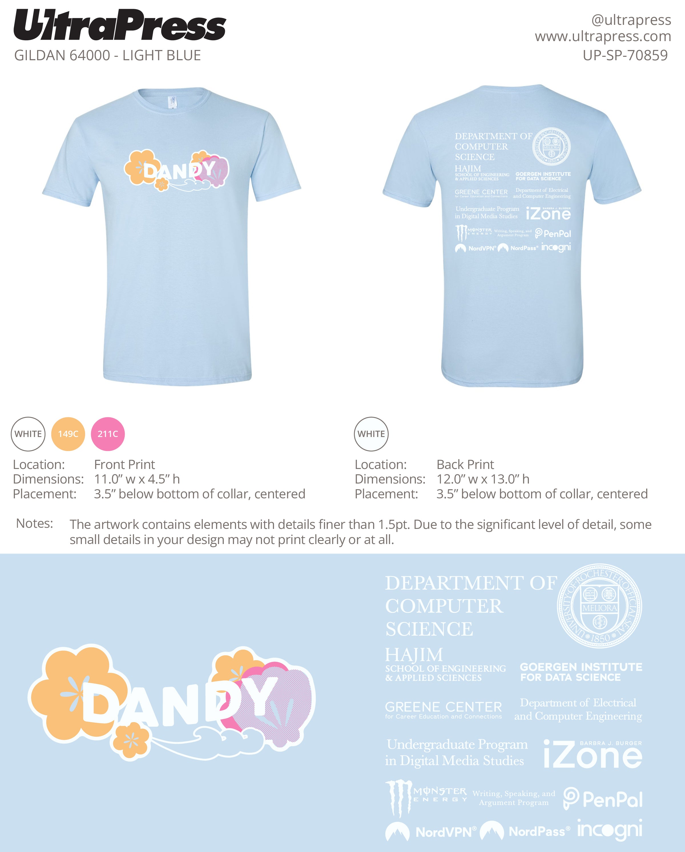 UP-SP-70859 DandyHacks 2024 - Jordan Johnson 144 Min Qty (Bulk)