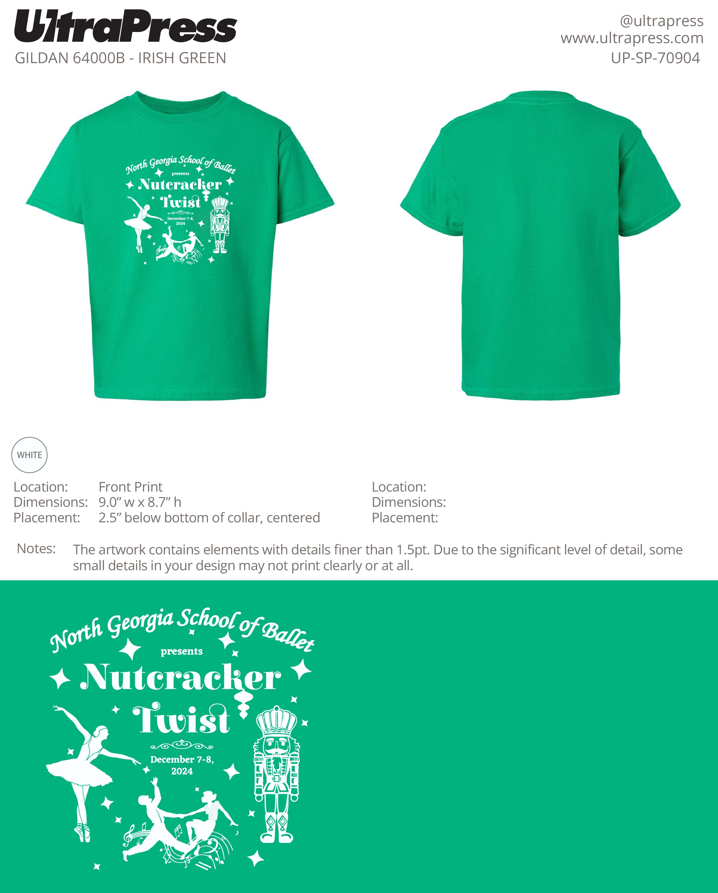 UP-SP-70904 Nutcracker Twist - Bethany Elias 100 Min Qty (Bulk)