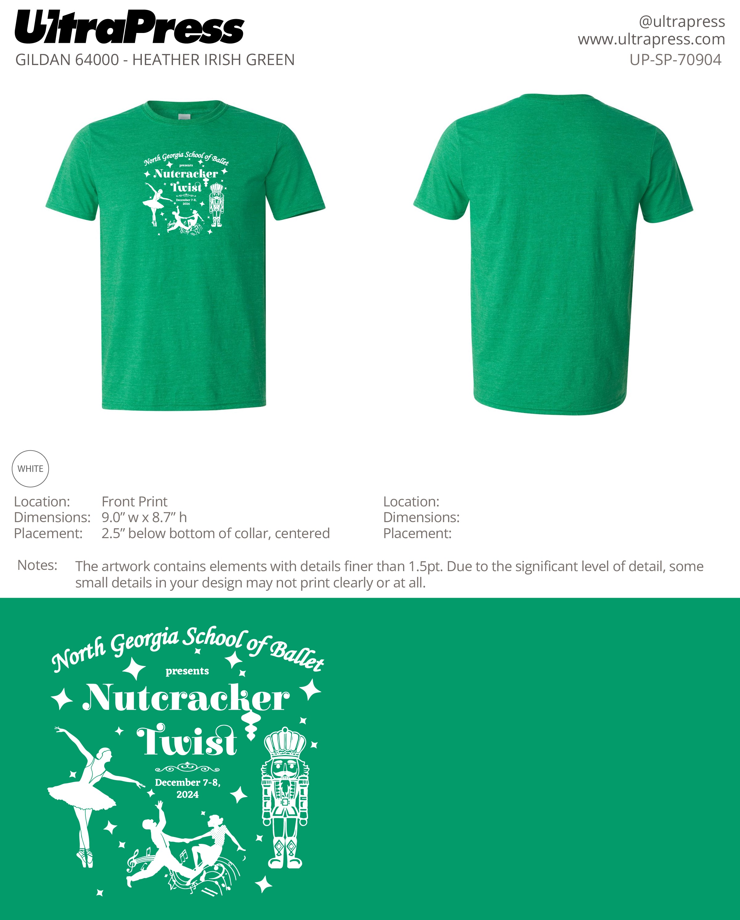 UP-SP-70904 Nutcracker Twist - Bethany Elias 100 Min Qty (Bulk)