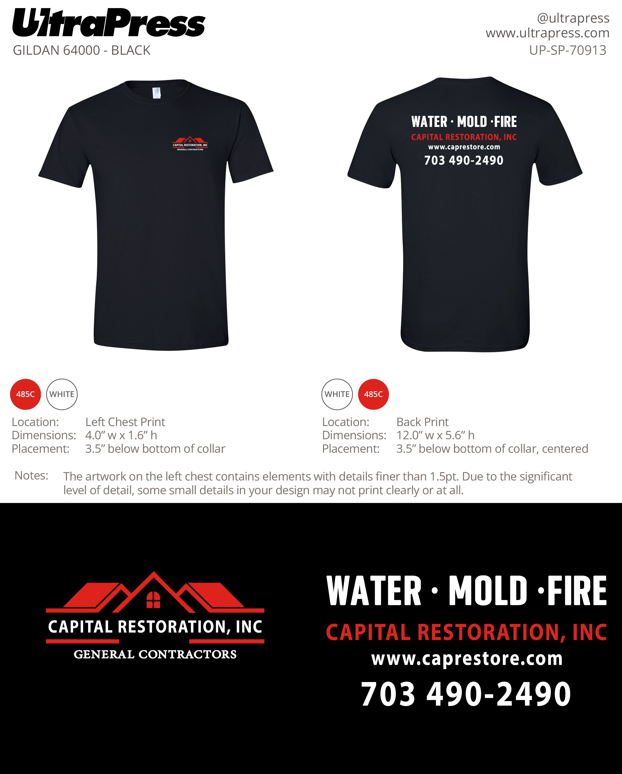 UP-SP-70913 Capital Restoration, Inc - Alex Estrada 100 Pieces Package (Bulk)