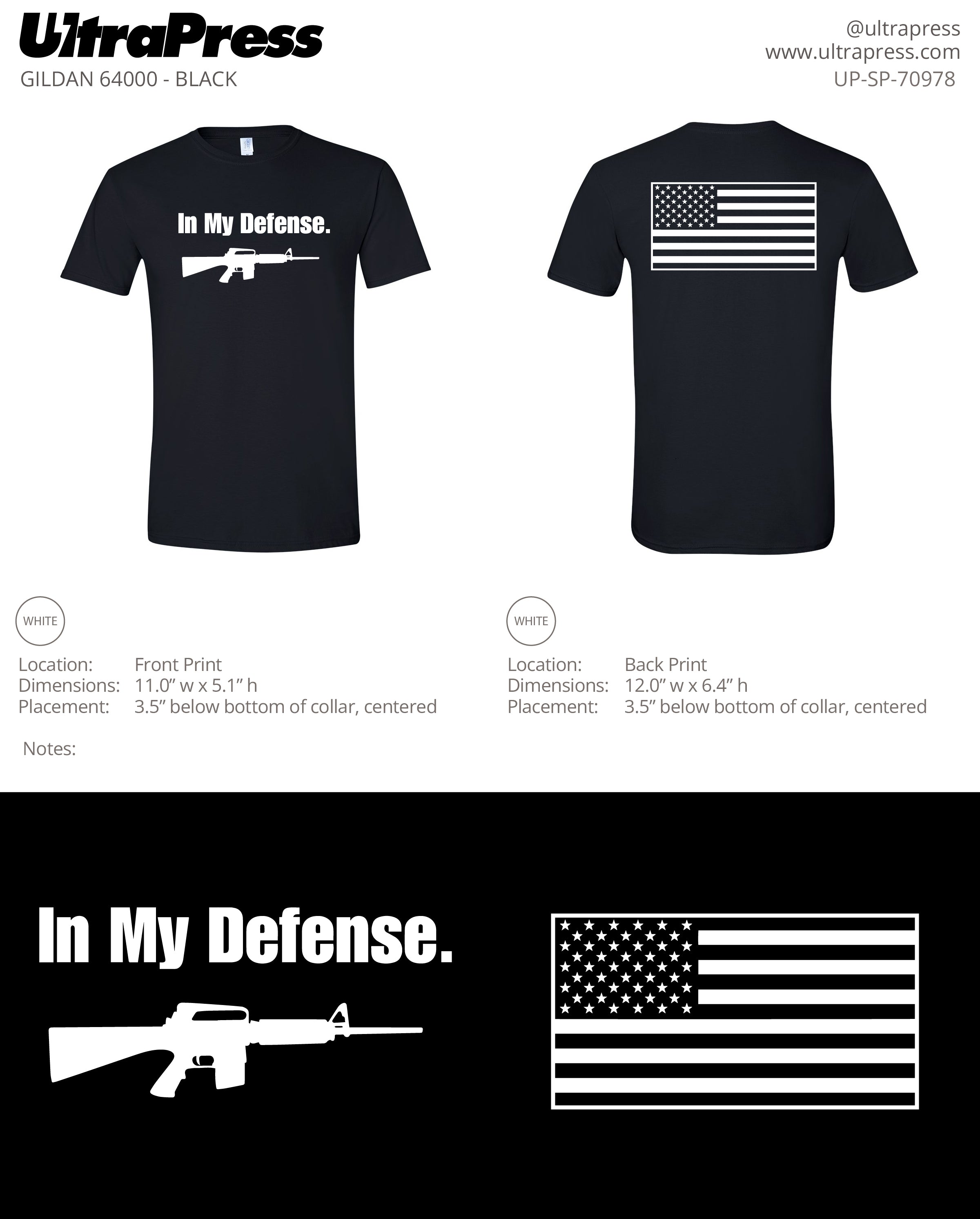 UP-SP-70978 In my Defense - Navy Johnson 100 Pieces Package (Bulk)