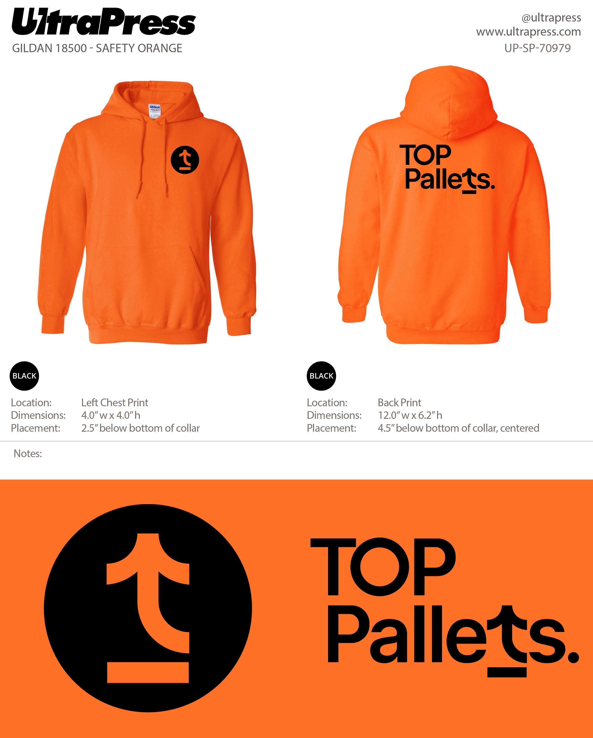 UP-SP-70979 Top Pallets Hoodie - Jose Trujillo 50 Pieces Package (Bulk)