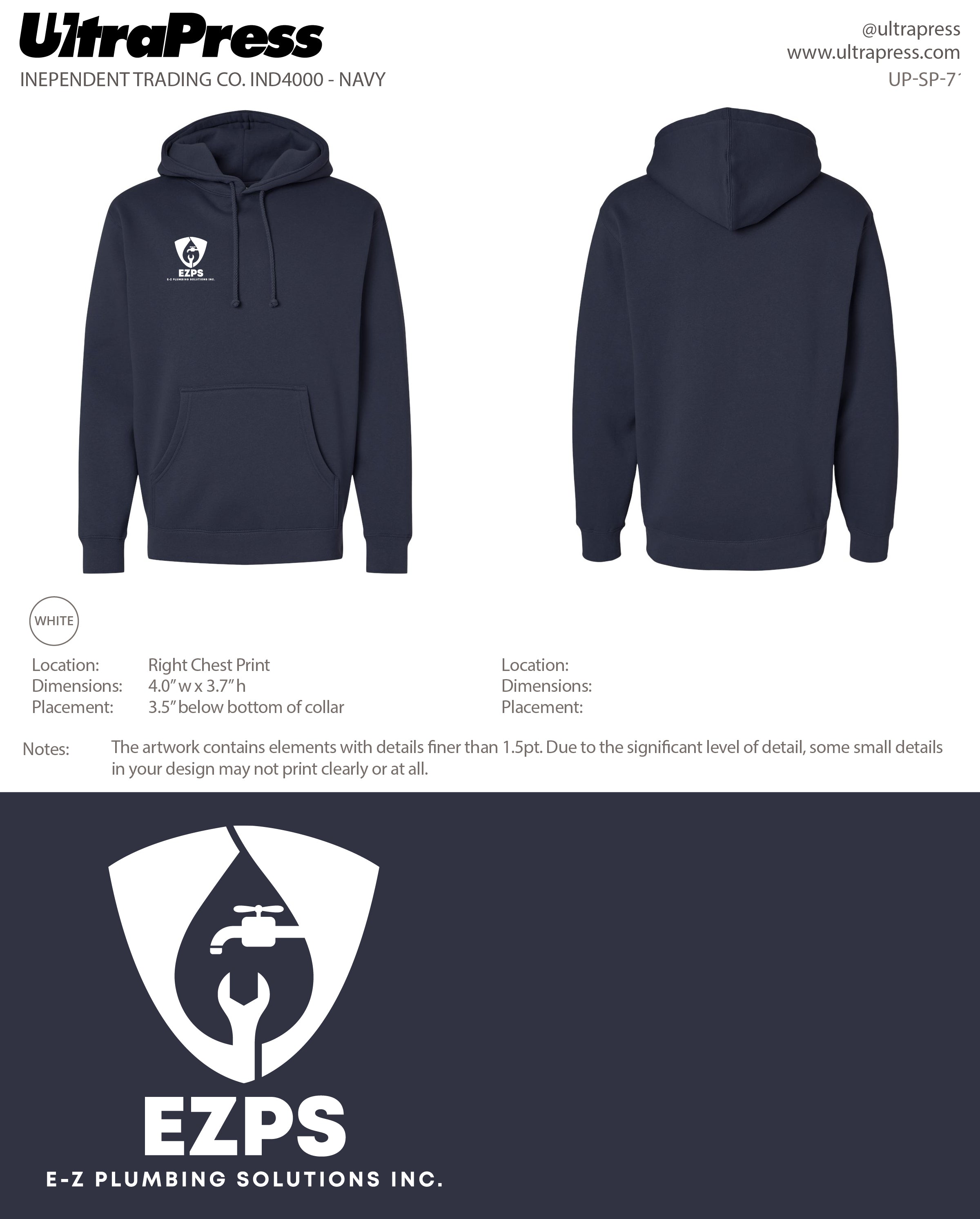 UP-SP-71013 EZPS Plumbing - Liubovi Zaporojenco 72 Pieces Package (Bulk)