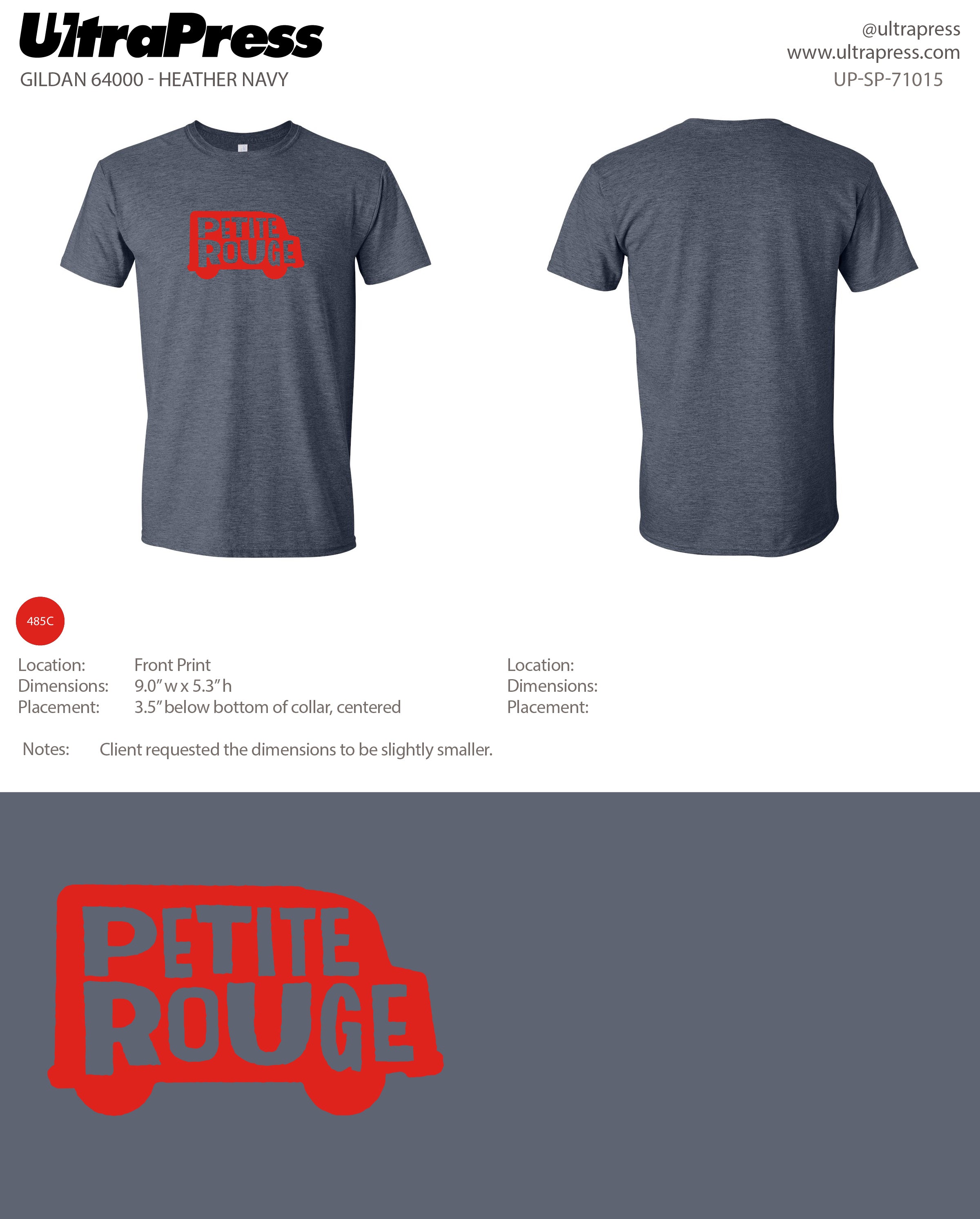 UP-SP-71015 Petite Rouge - Julie Pieri 100 Min Qty (Bulk)