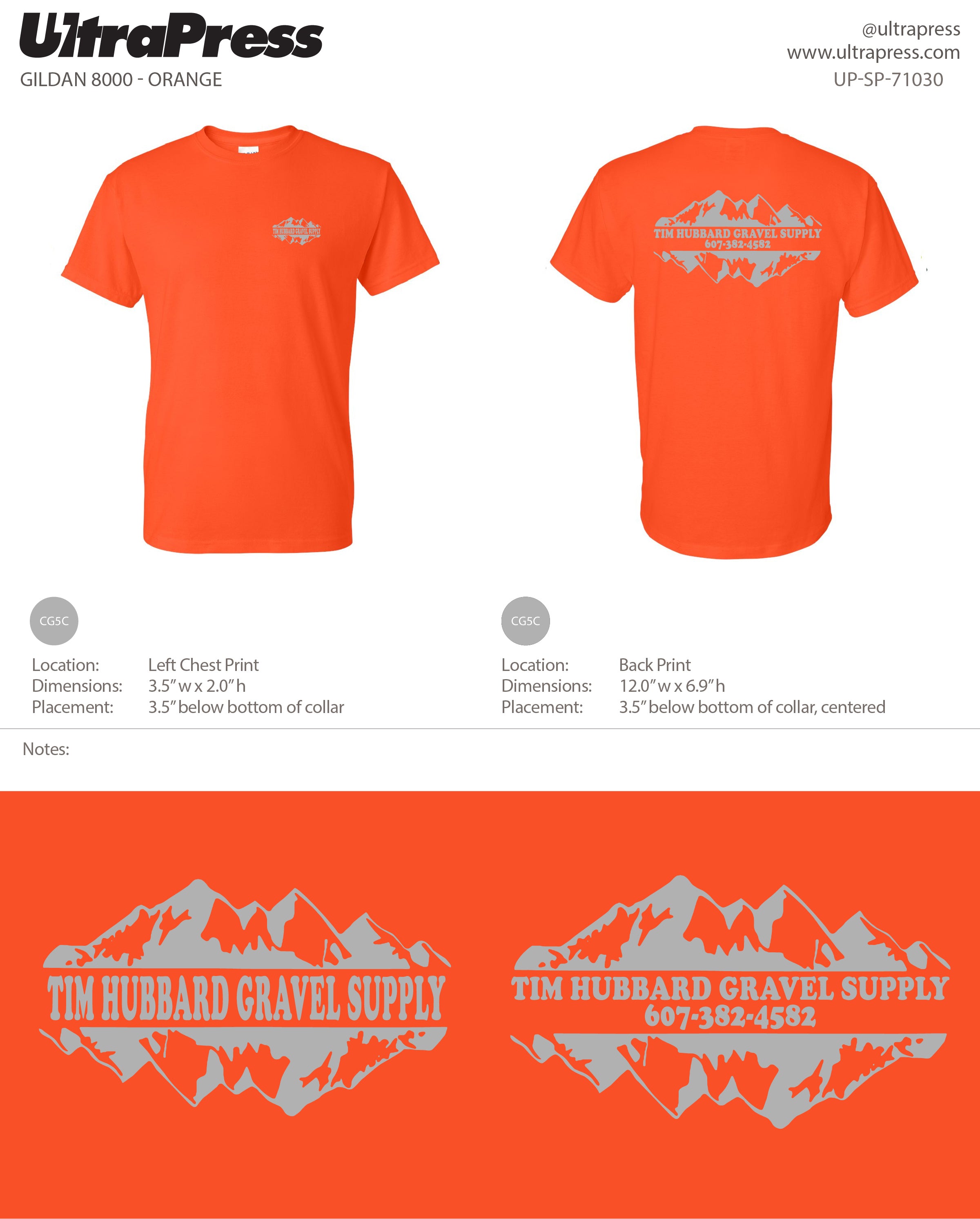 UP-SP-71030 Tim Hubbard Gravel Supply - Tim Hubbard 100 Pieces Package (Bulk)