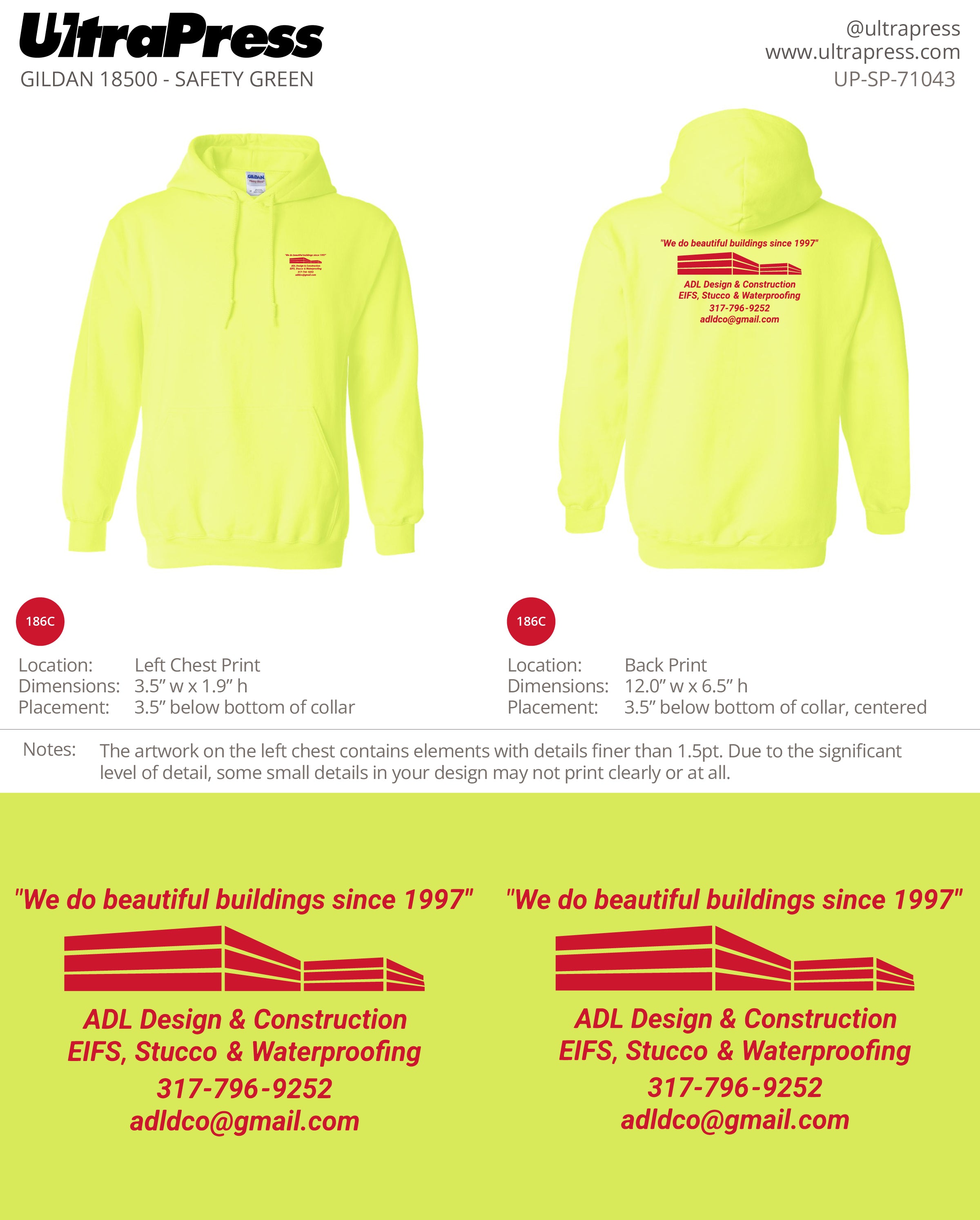 UP-SP-71043 ADL Design - Toby Lorincz 50 Min Qty (Bulk)