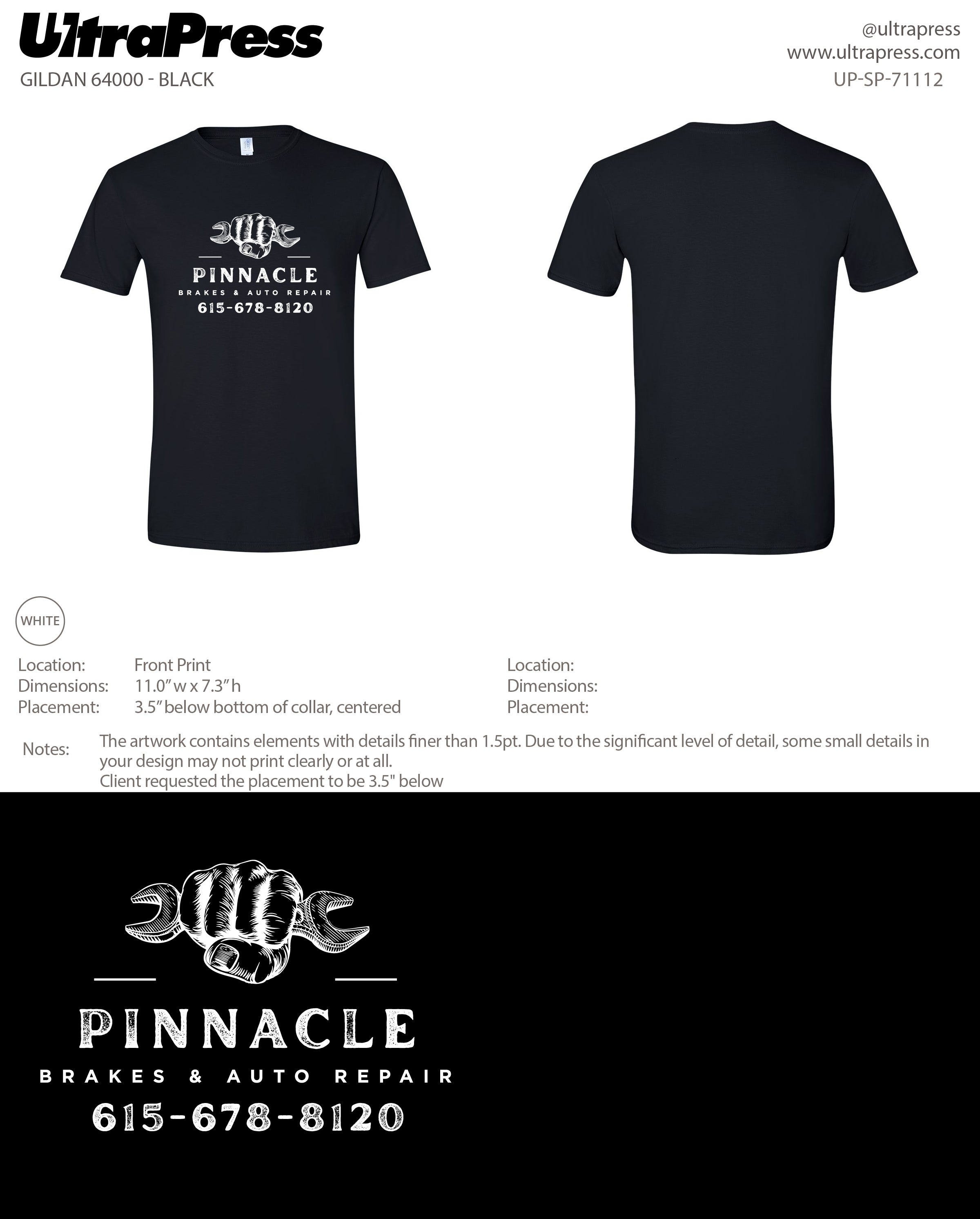 UP-SP-71112 Pinnacle - Richie Molina 100 Pieces Package (Bulk)