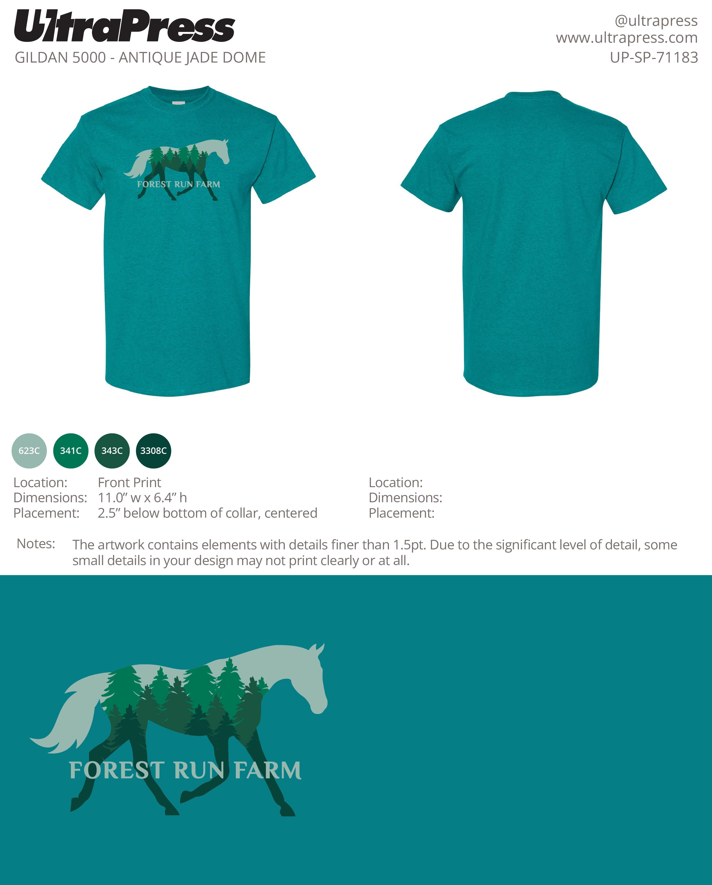 UP-SP-71183 Forest Run Farm - Krista Hesprich 24 Min Qty (Bulk)