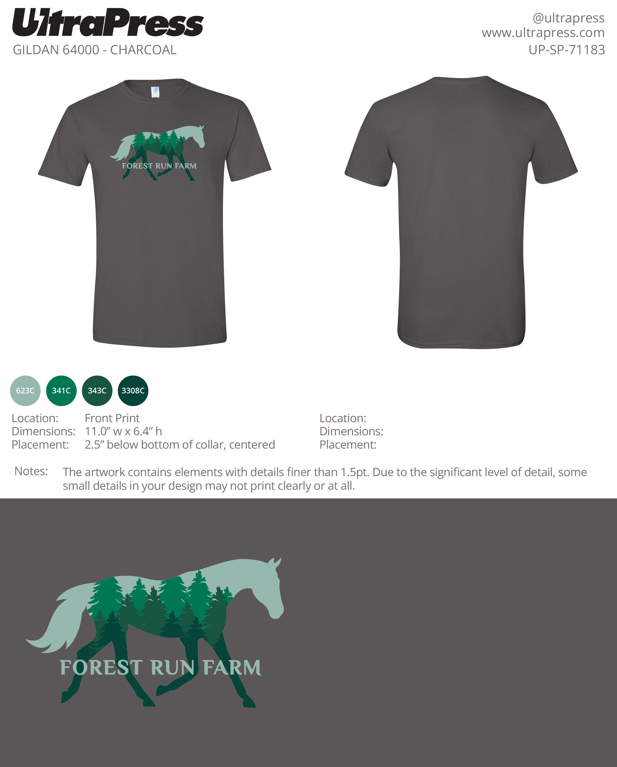 UP-SP-71183 Forest Run Farm - Krista Hesprich 24 Min Qty (Bulk)