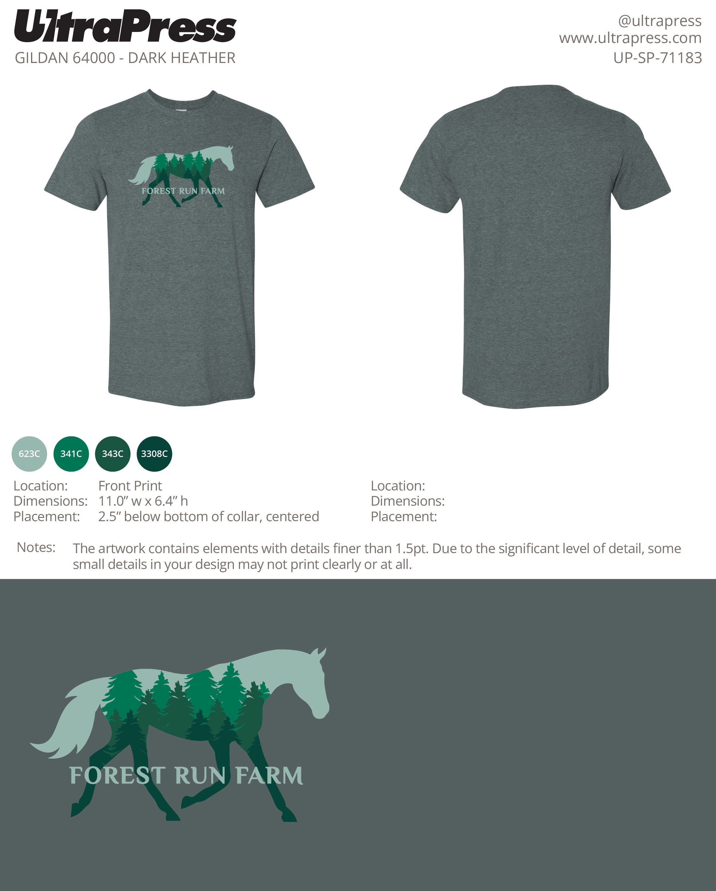 UP-SP-71183 Forest Run Farm - Krista Hesprich 24 Min Qty (Bulk)