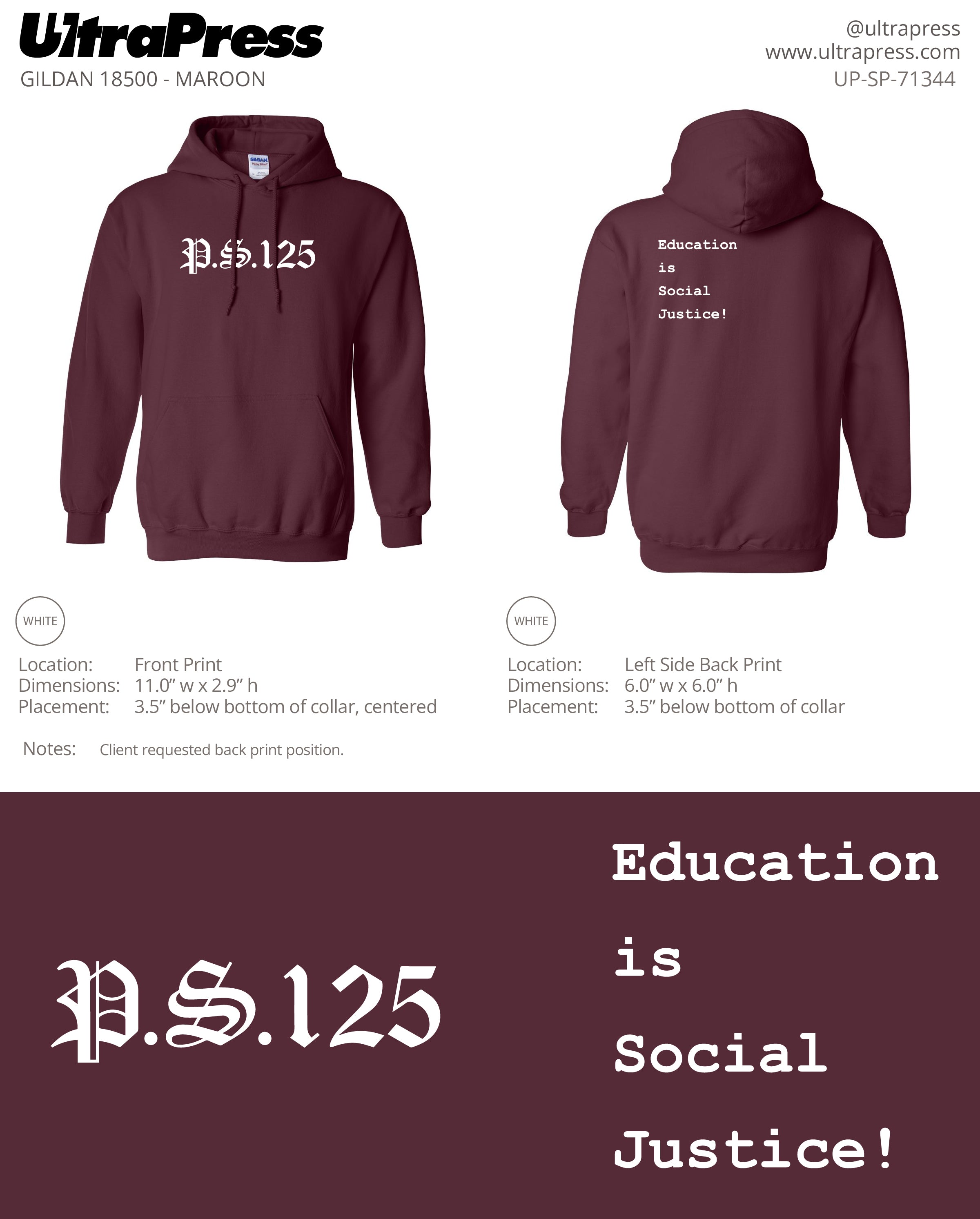 UP-SP-71344 P.S 125 - Sam Richardson 50 Pieces Package (Bulk)