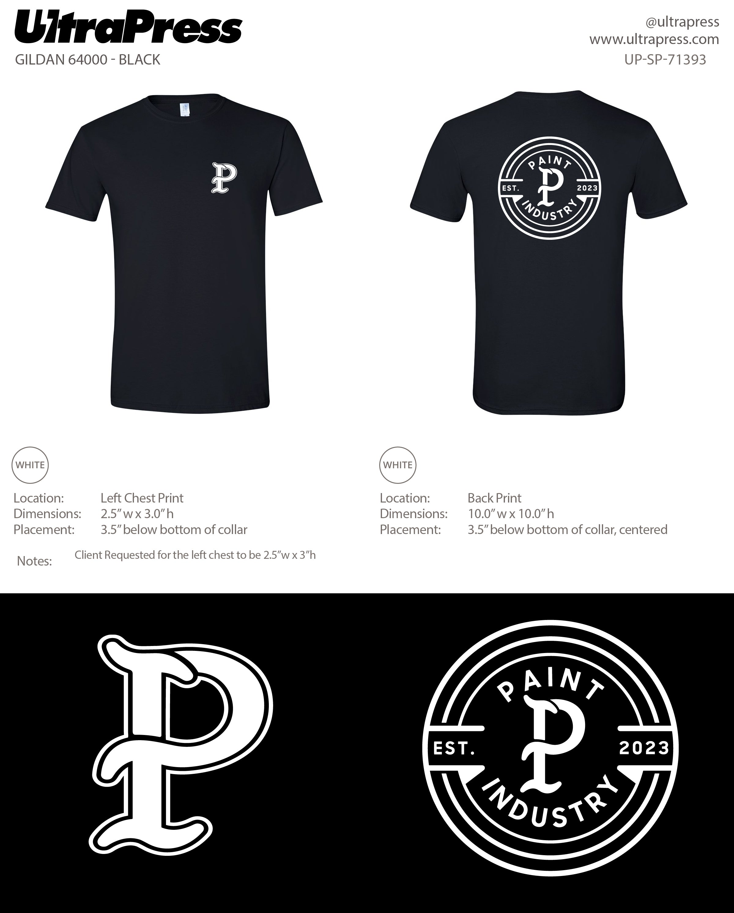 UP-SP-71393 Paint Industry - Julian Balderas 100 Pieces Package (Bulk)