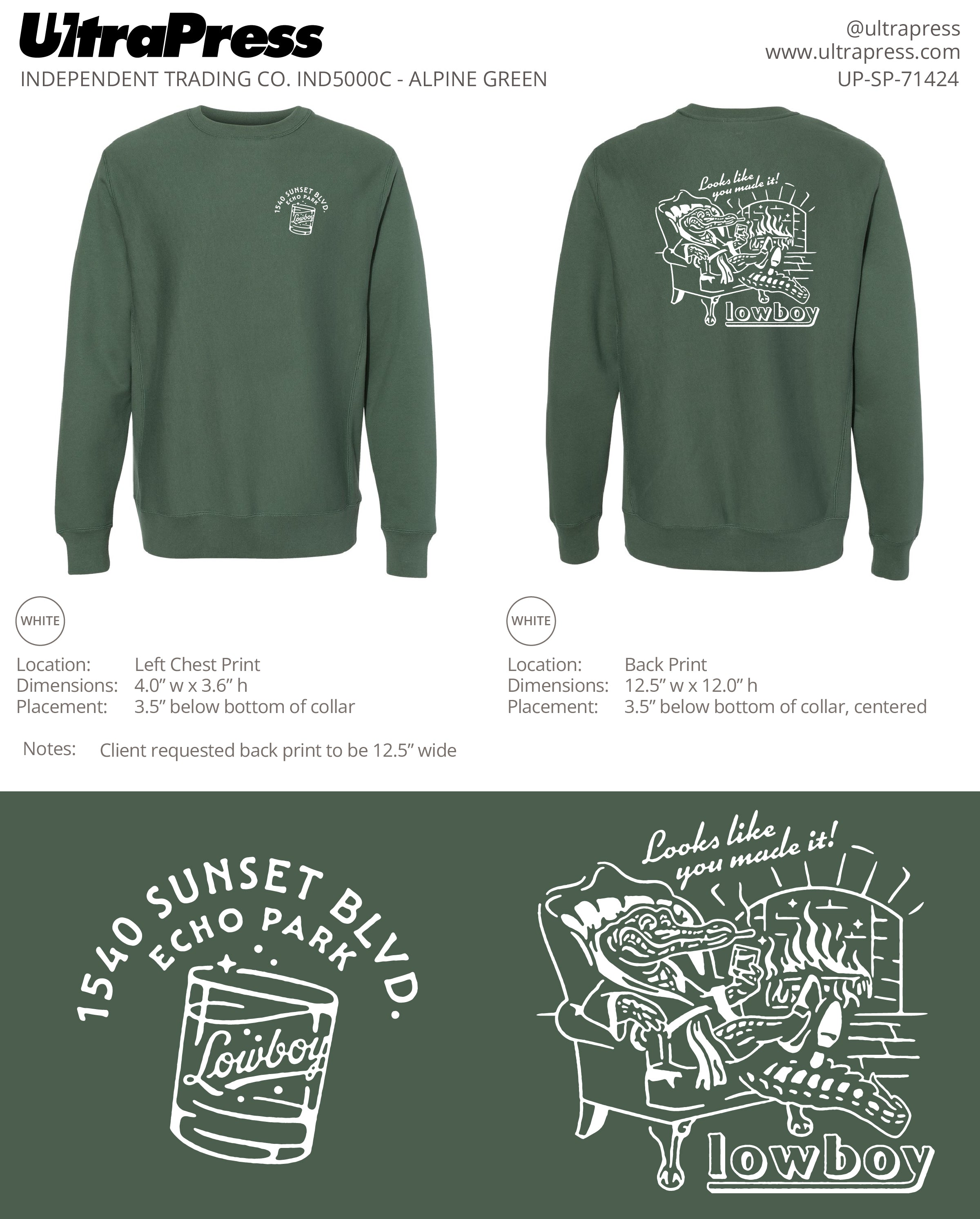 UP-SP-71424 Lowboy - Michael Francesconi 72 Min Qty (Bulk)