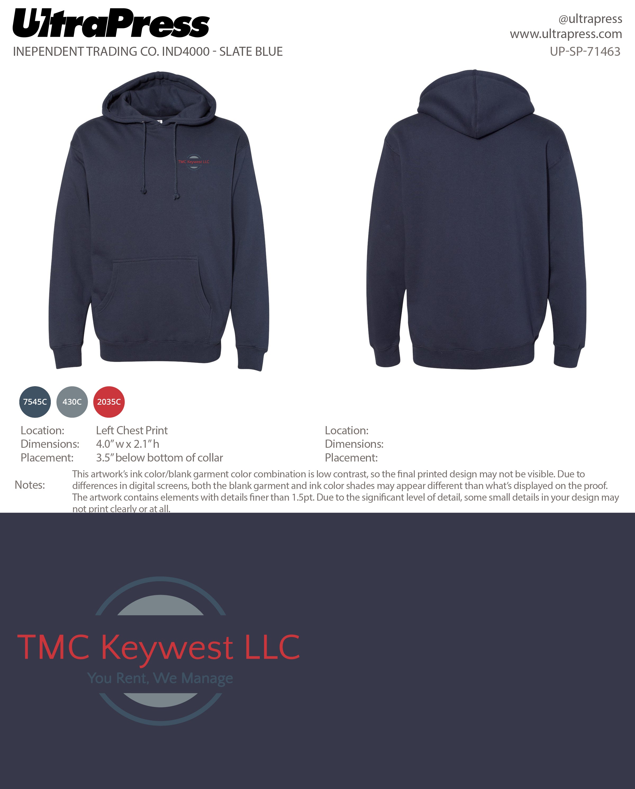 UP-SP-71463 TMC Keywest LLC - Tony Camara 24 Min Qty (Bulk)