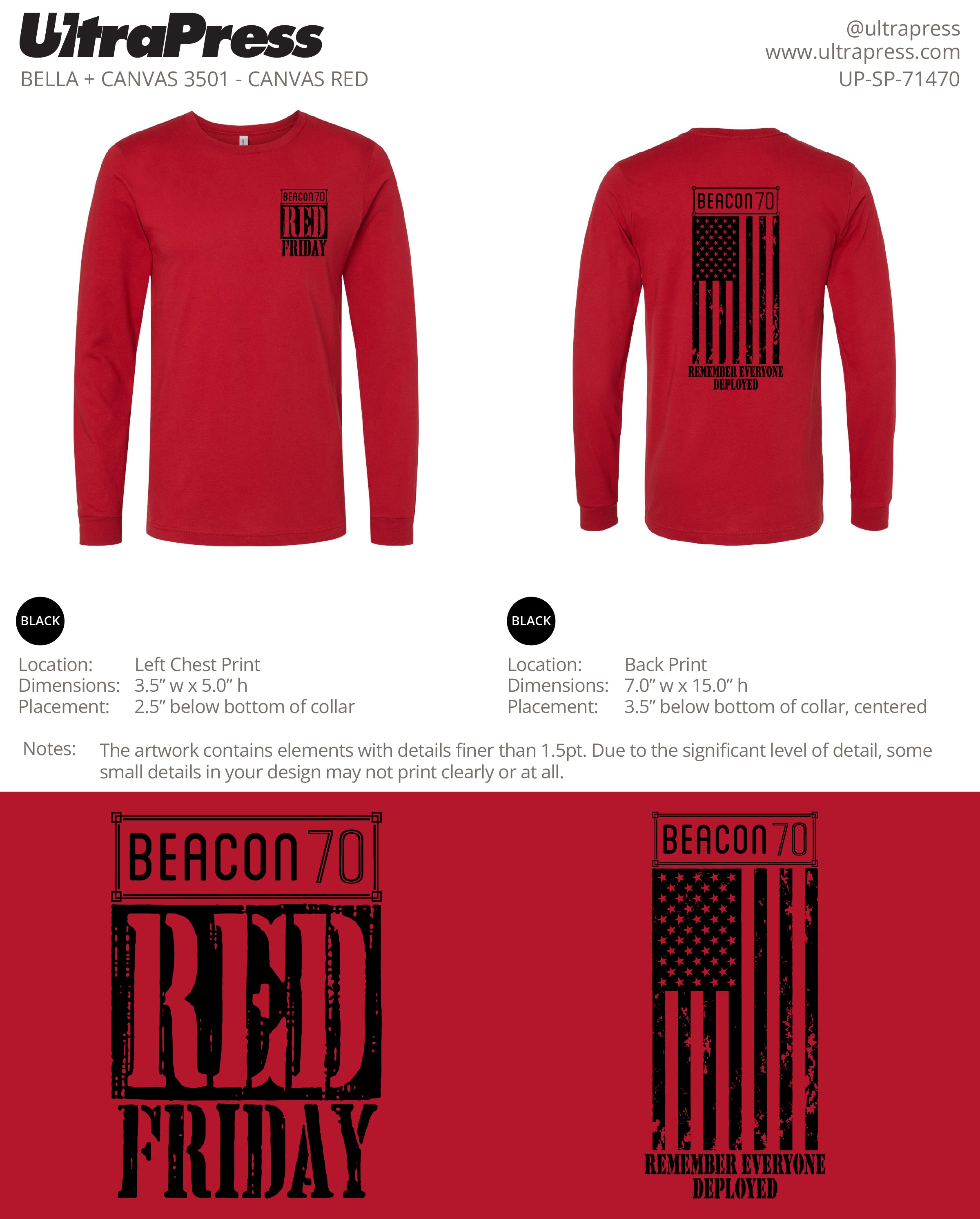 UP-SP-71470 Beacon 70 - Vince 48 Min Qty (Bulk)