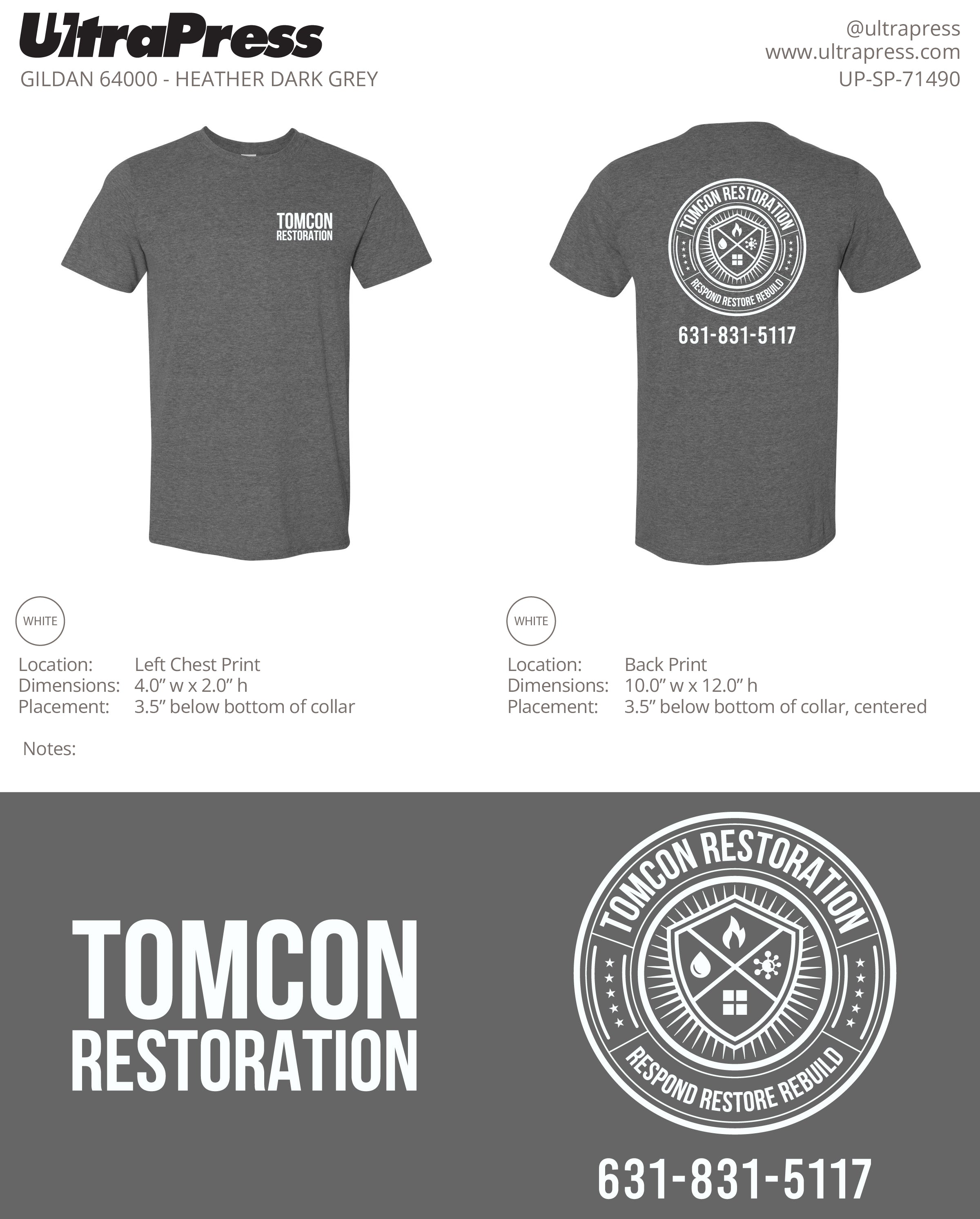 UP-SP-71490 Tomcon Restoration - Tom Conley 100 Pieces Package (Bulk)