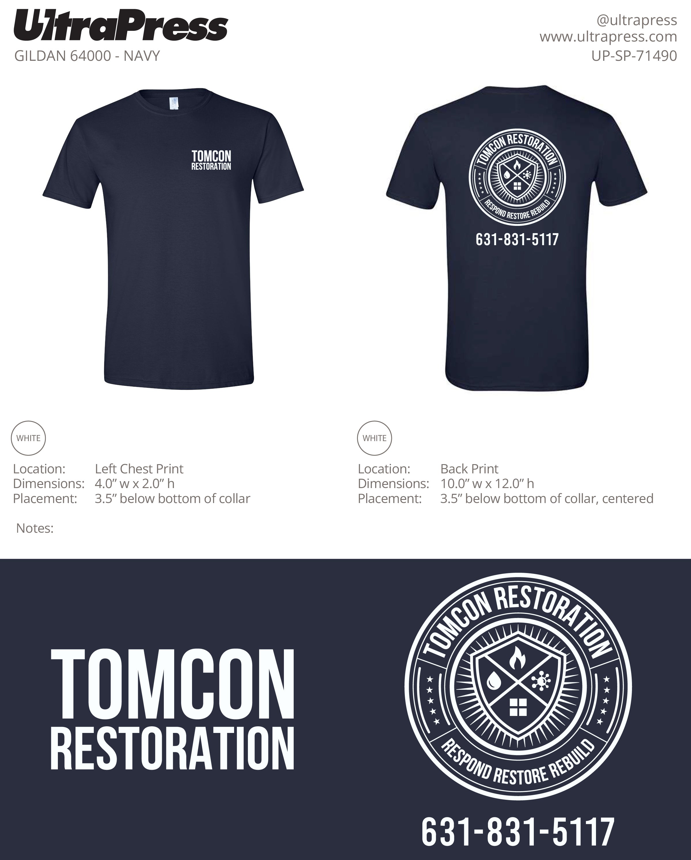 UP-SP-71490 Tomcon Restoration - Tom Conley 100 Pieces Package (Bulk)