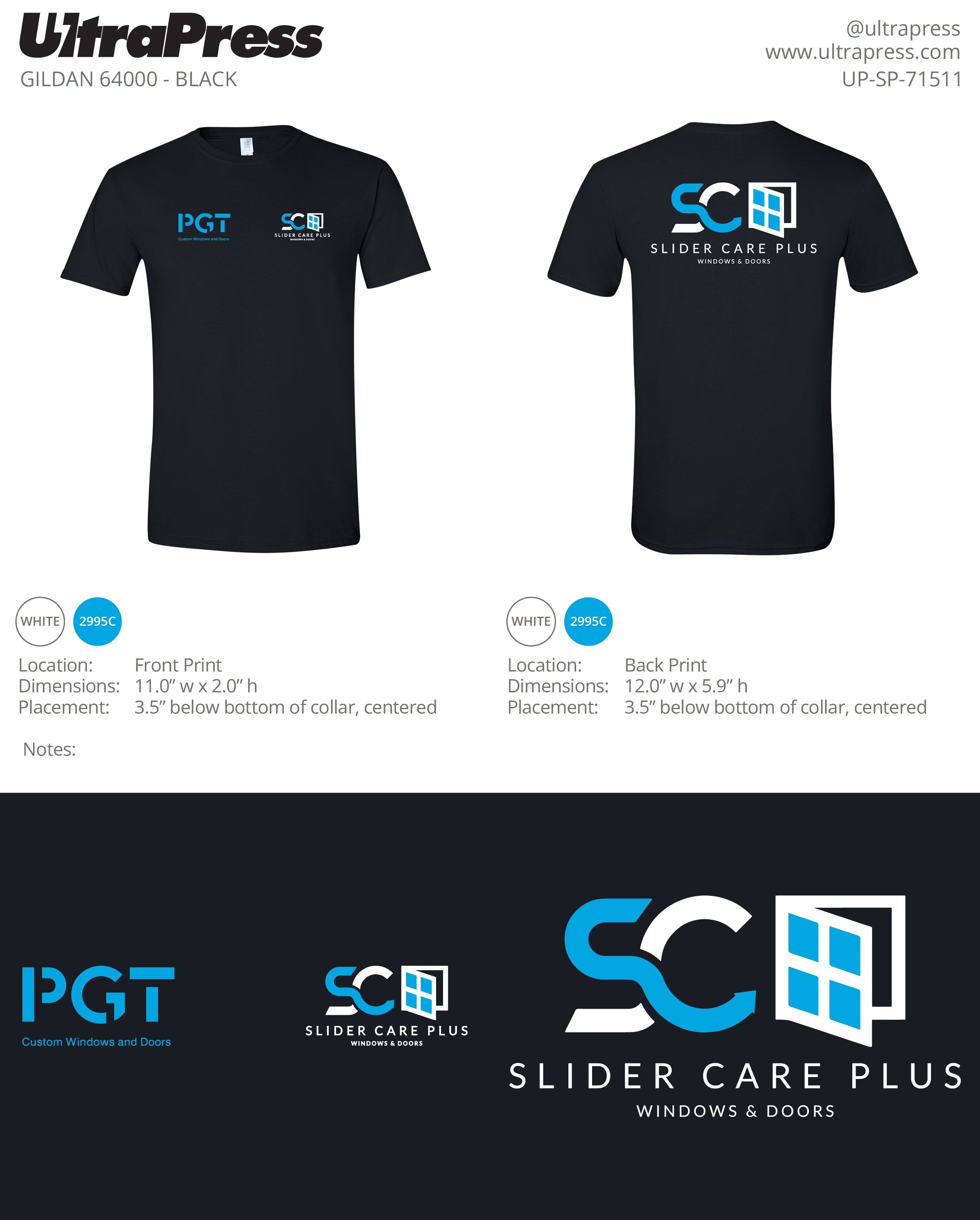 UP-SP-71511 PGT Custom Windows & Doors - Diego Zapata 100 Pieces Package (Bulk)