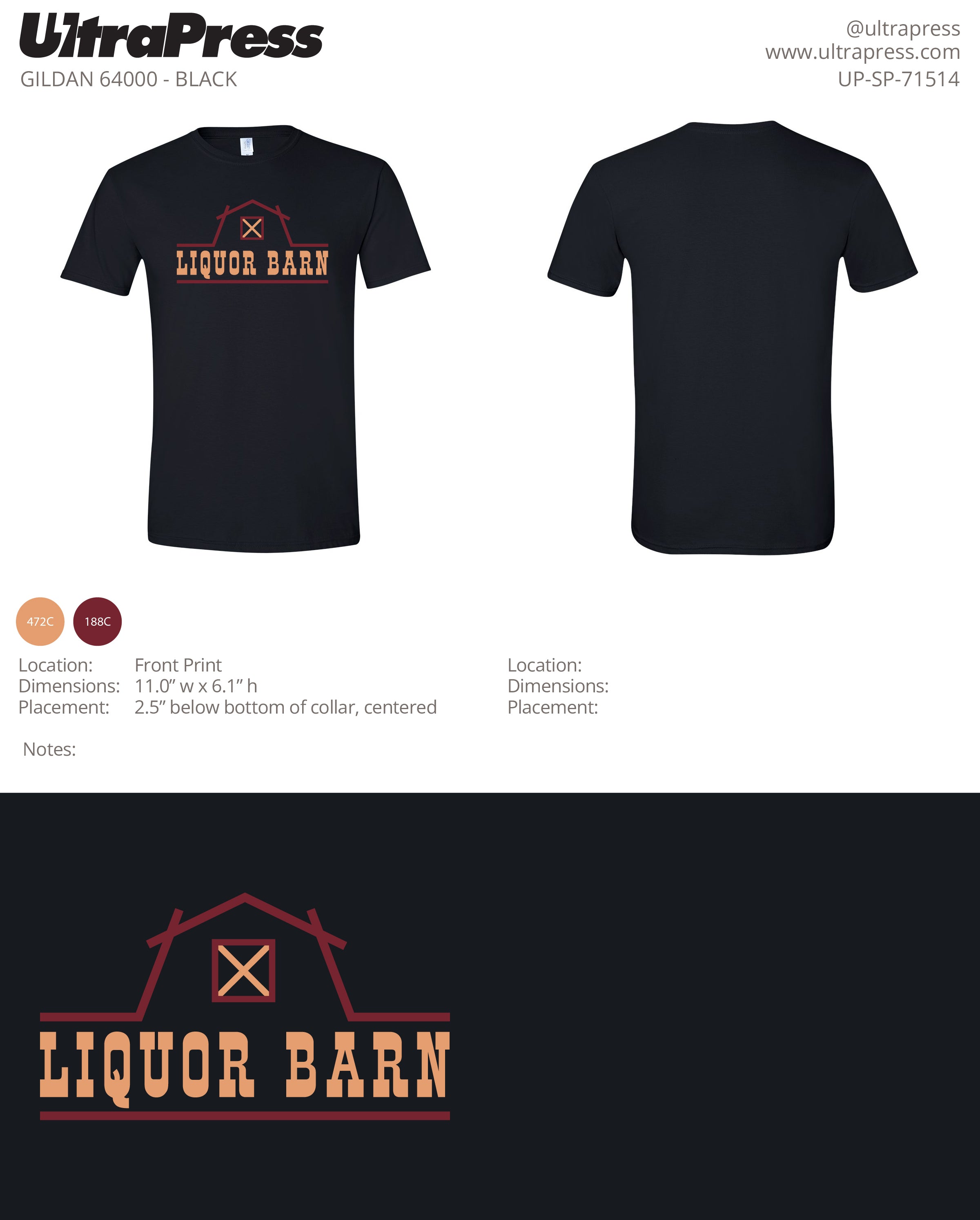 UP-SP-71514 Liquor Barn - Michael Hyde 100 Pieces Package (Bulk)