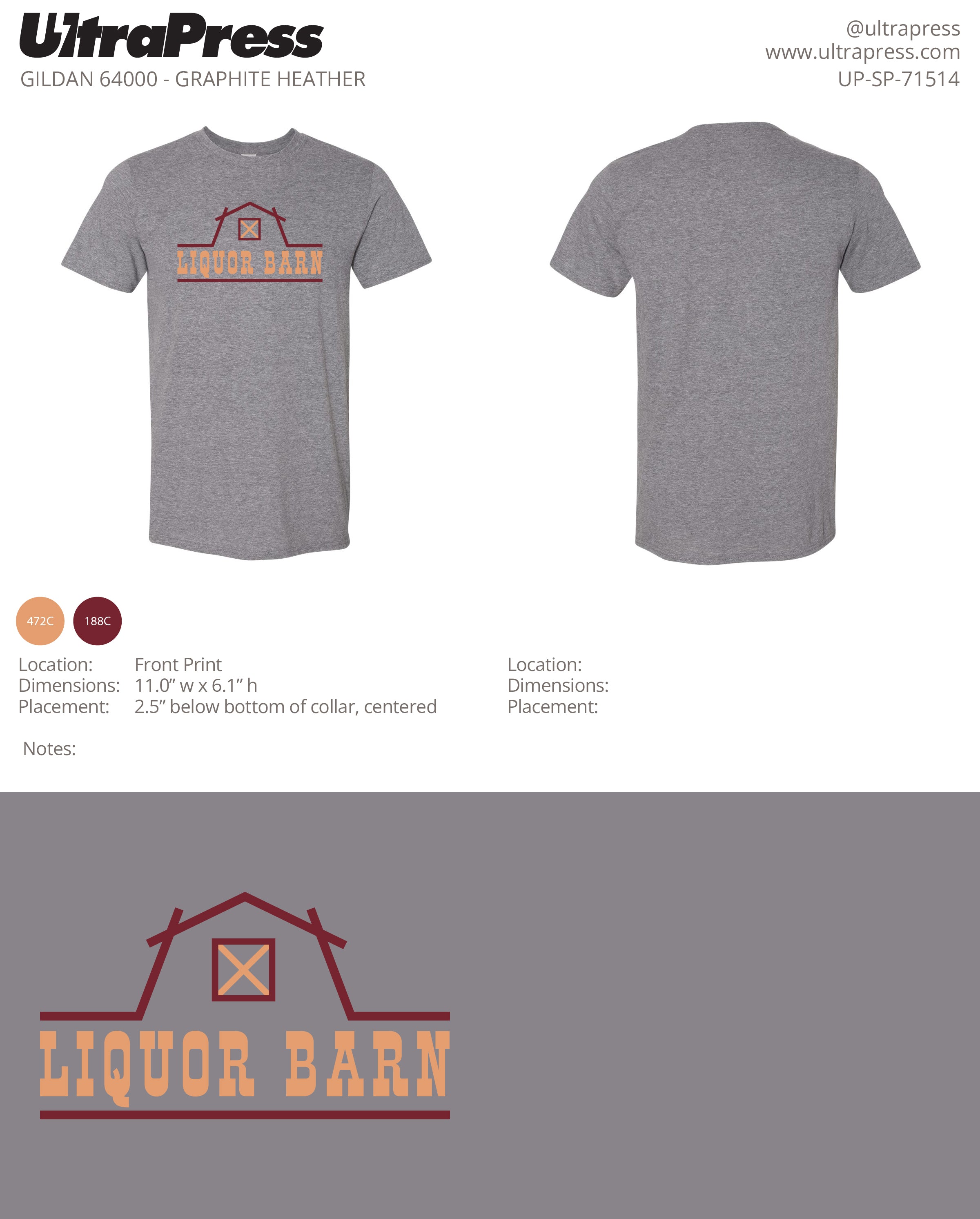 UP-SP-71514 Liquor Barn - Michael Hyde 100 Pieces Package (Bulk)