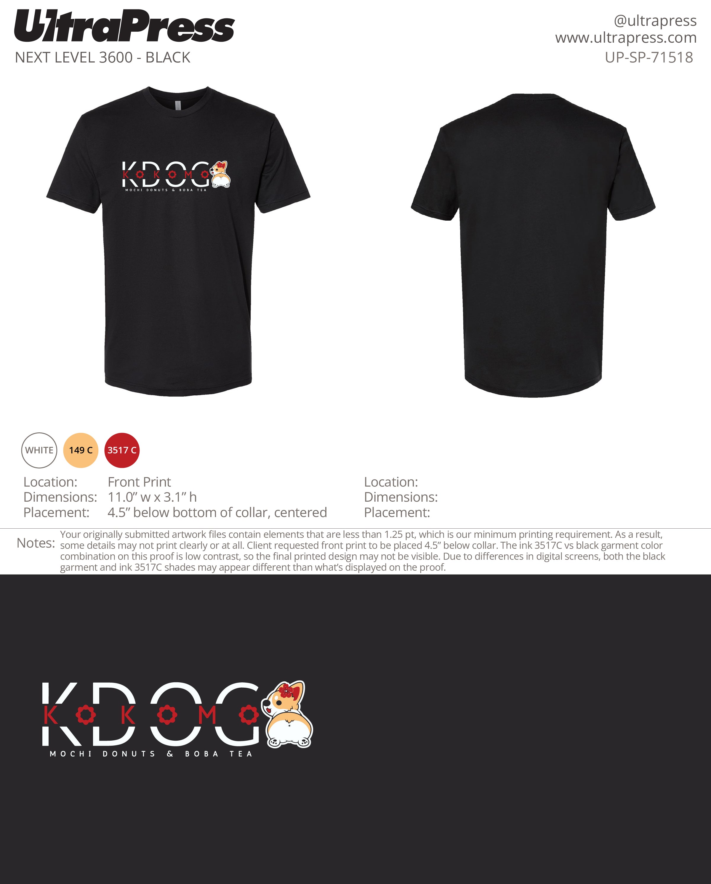 UP-SP-71518 Kokomo - Yen Huynh 100 Pieces Package (Bulk)