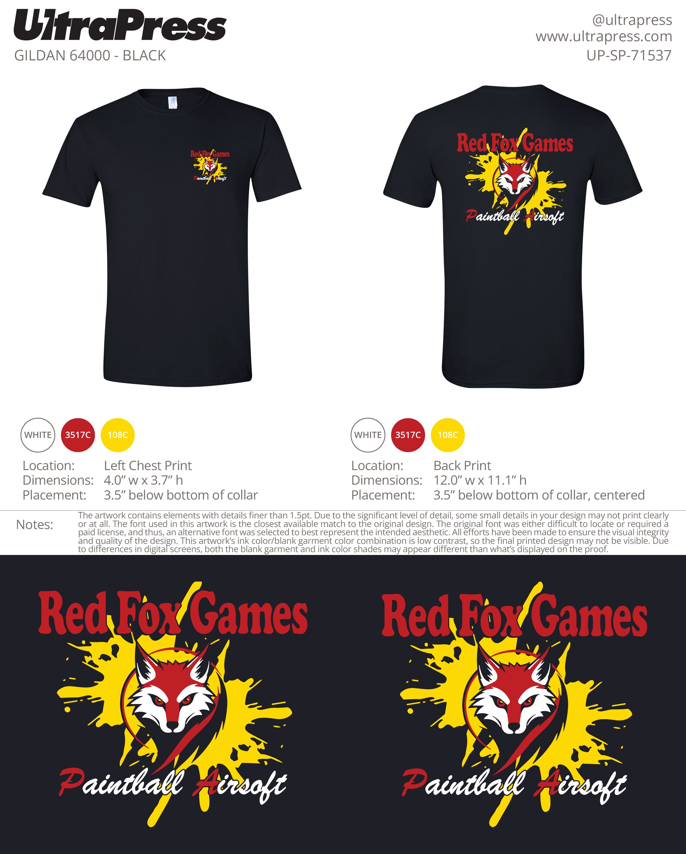 UP-SP-71537 Red Fox Games - Bethany Hauf 100 Pieces Package (Bulk)