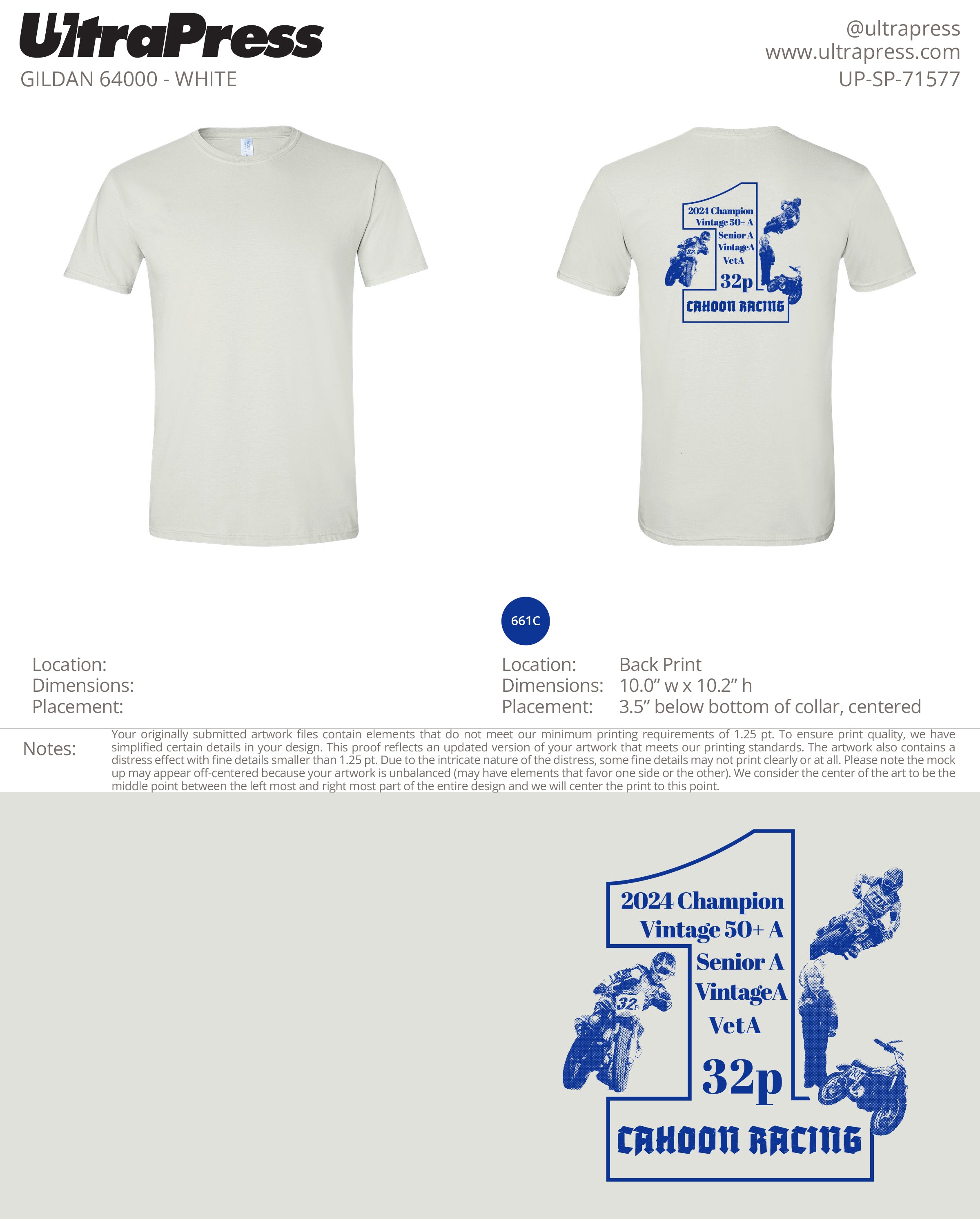 UP-SP-71577 Cahoon Racing - Dan Cahoon 100 Pieces Package (Bulk)