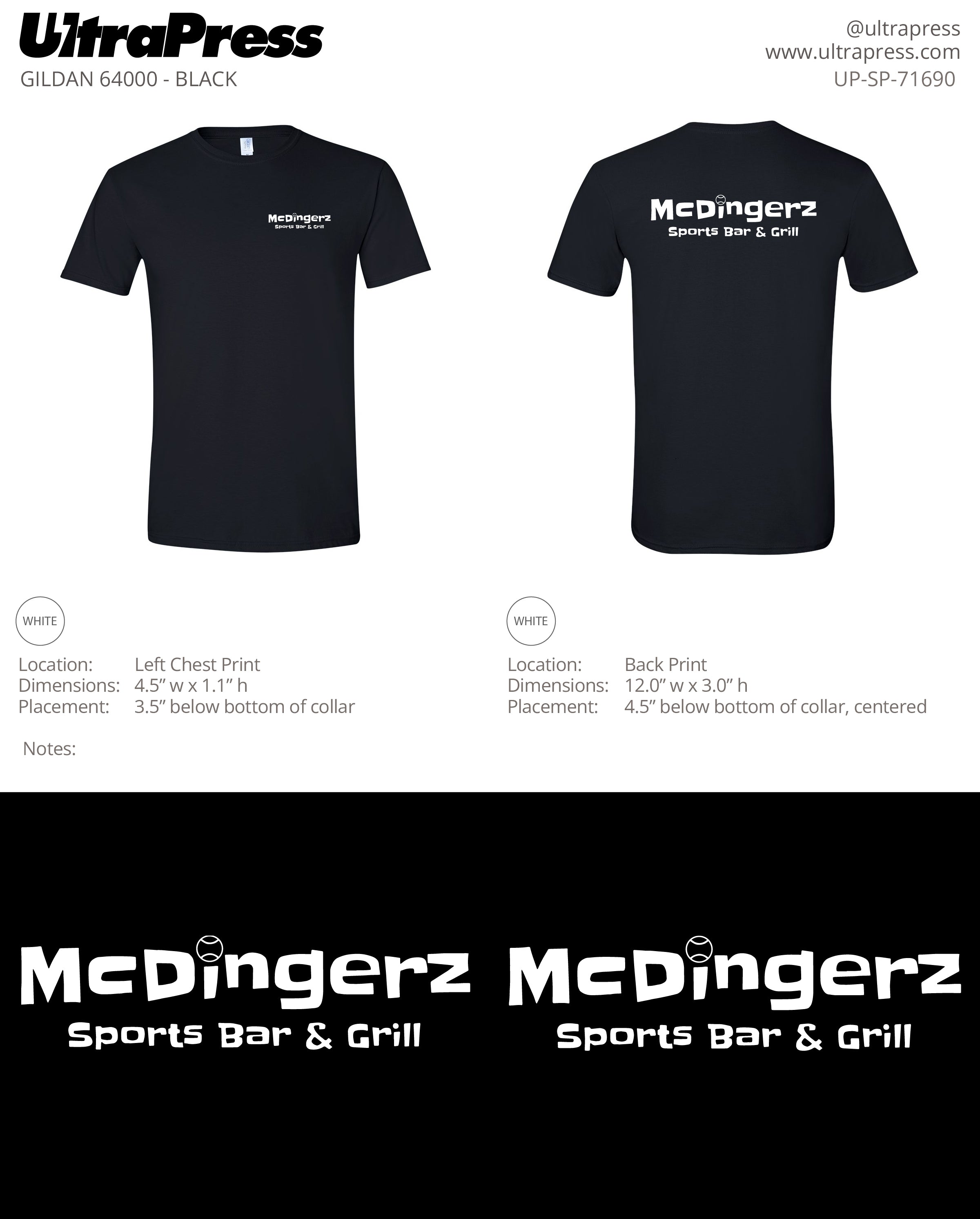 UP-SP-71690 Mcdingerz - James McKenney 100 Pieces Package (Bulk)