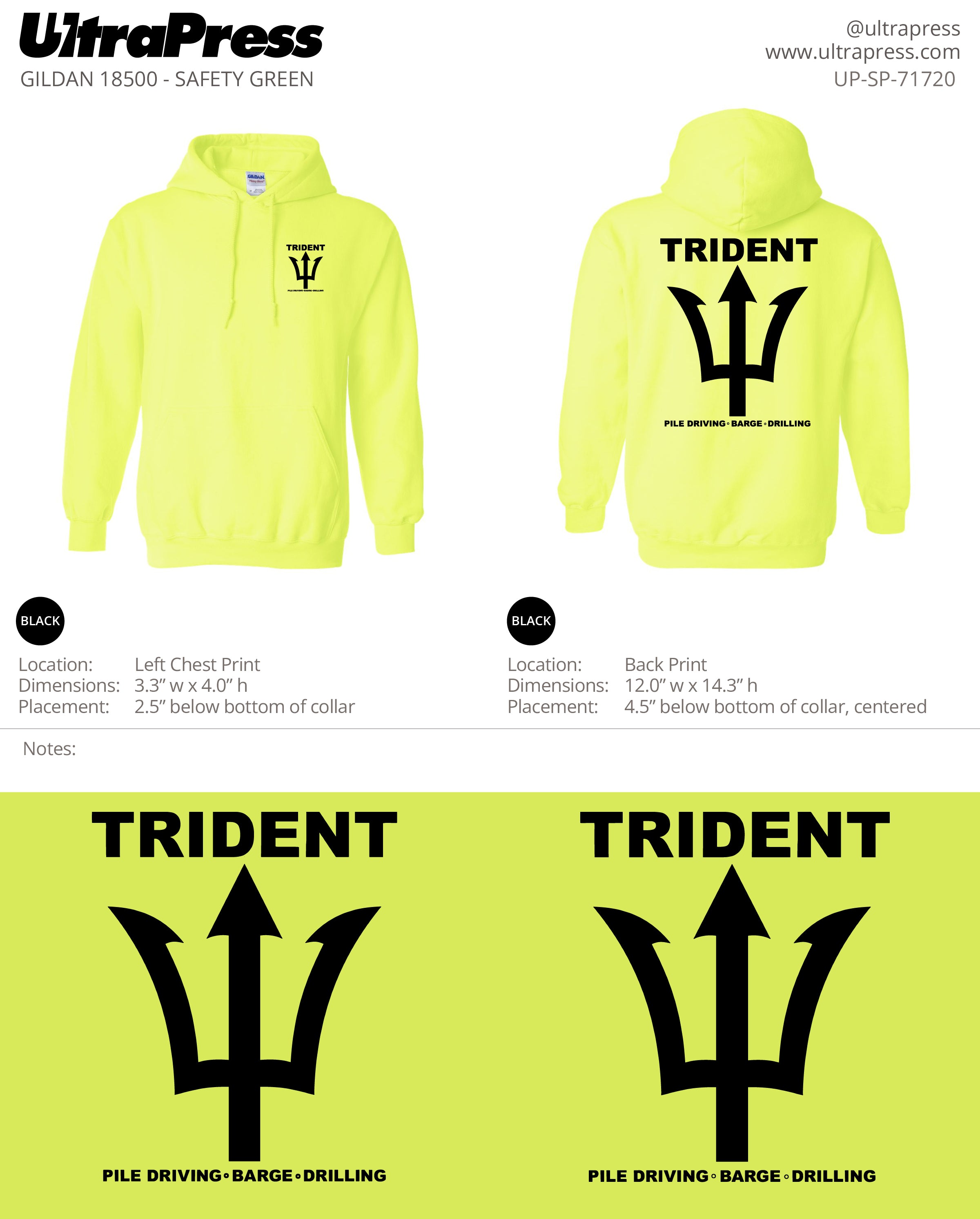 UP-SP-71720 Trident - Christopher Foote 48 Min Qty (Bulk)