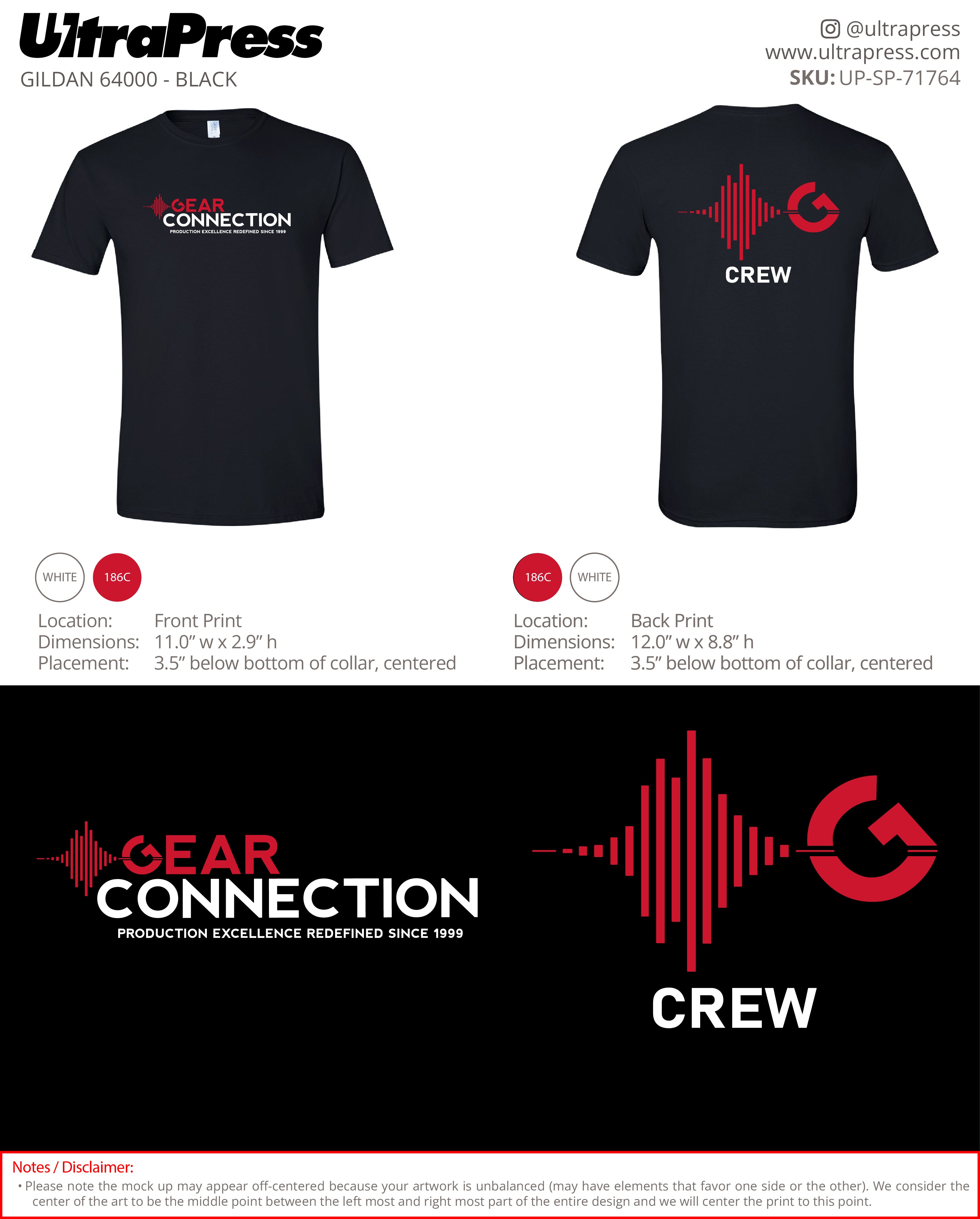 UP-SP-71764 Gear Connection - Natalya Oveysi 100 Pieces Package (Bulk)