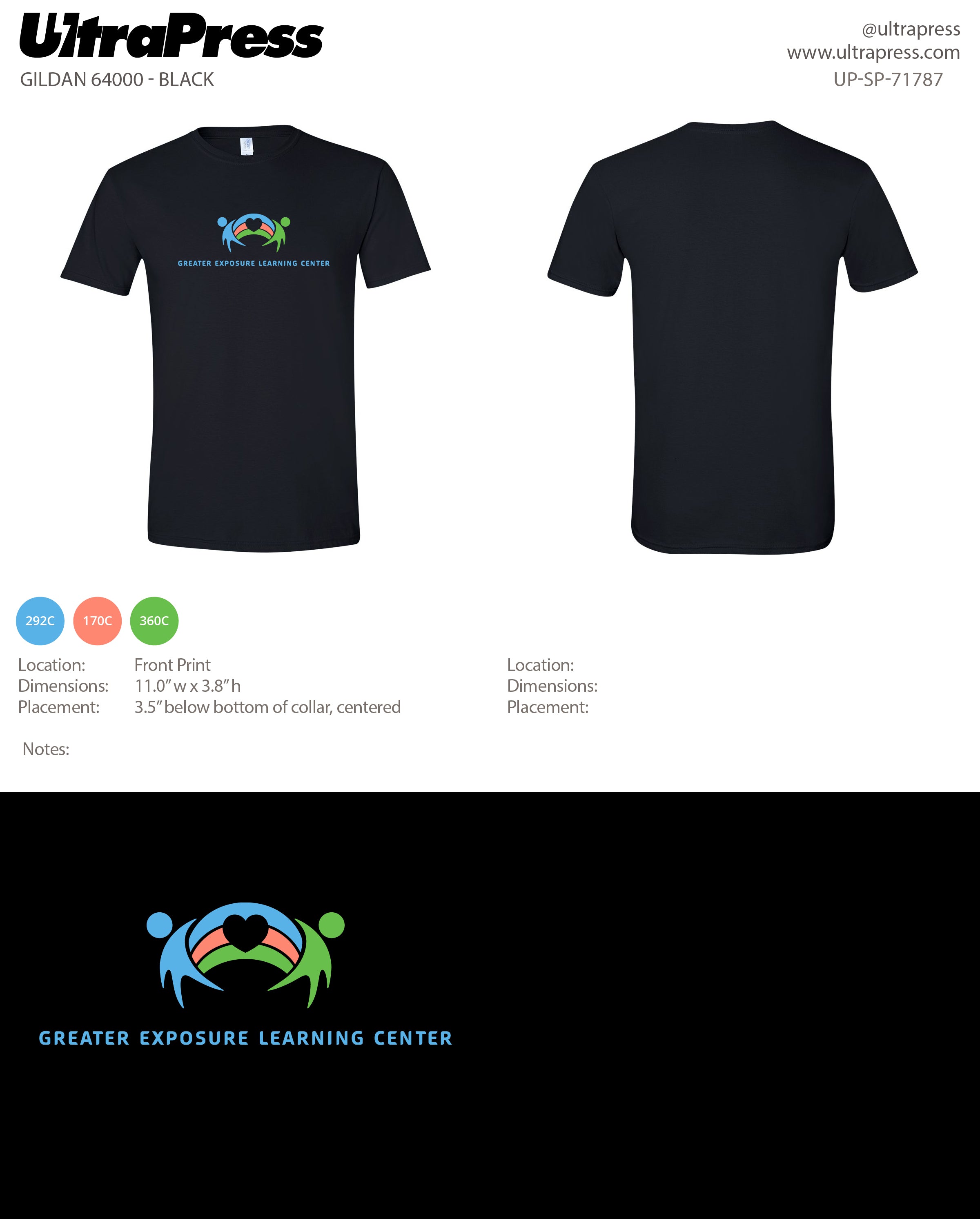 UP-SP-71787 Greater Exposure Learning Center - Dravis Lawson 100 Pieces Package (Bulk)