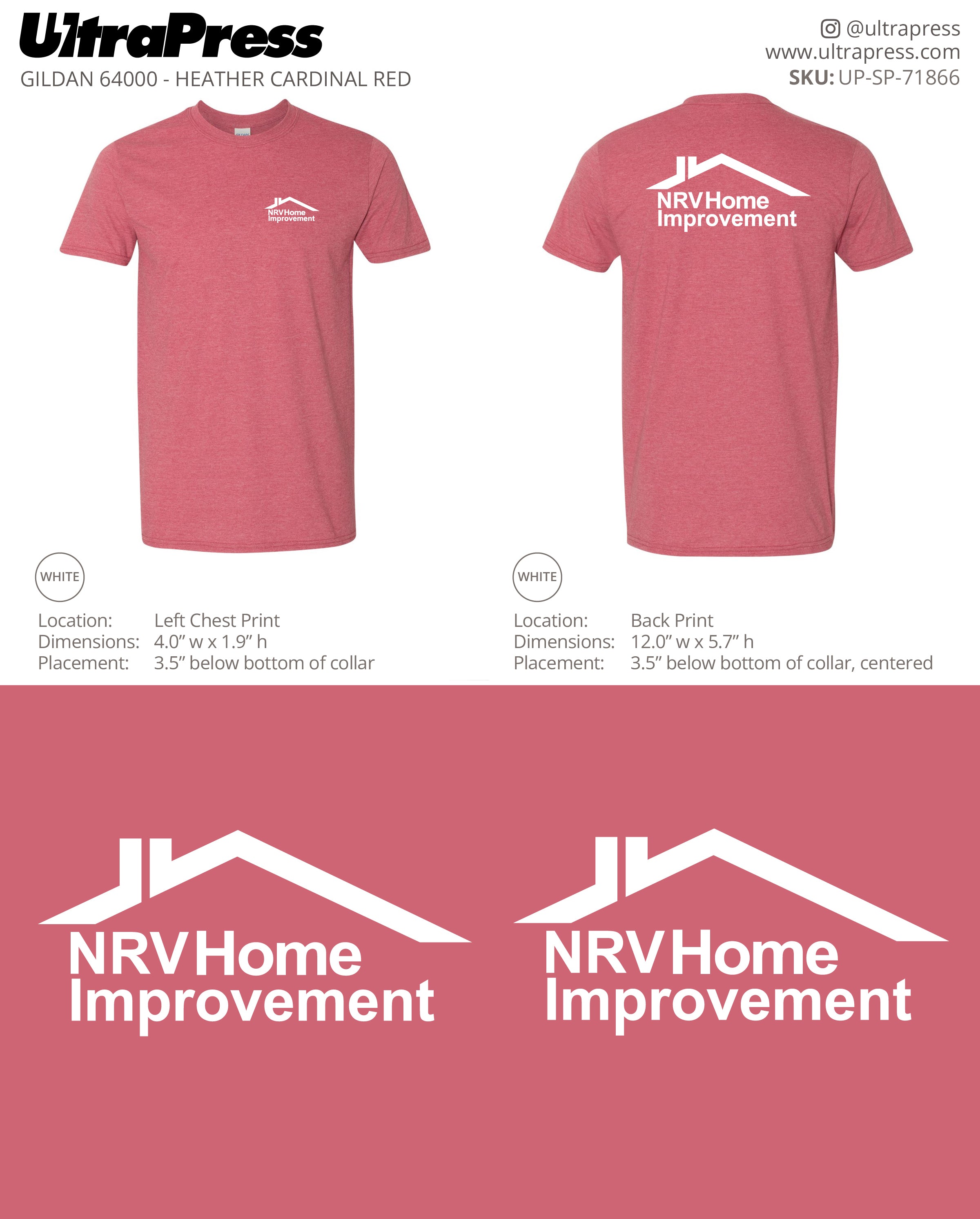 UP-SP-71866 NRV Home Improvement - Tanner Blankenship 100 Pieces Package (Bulk)