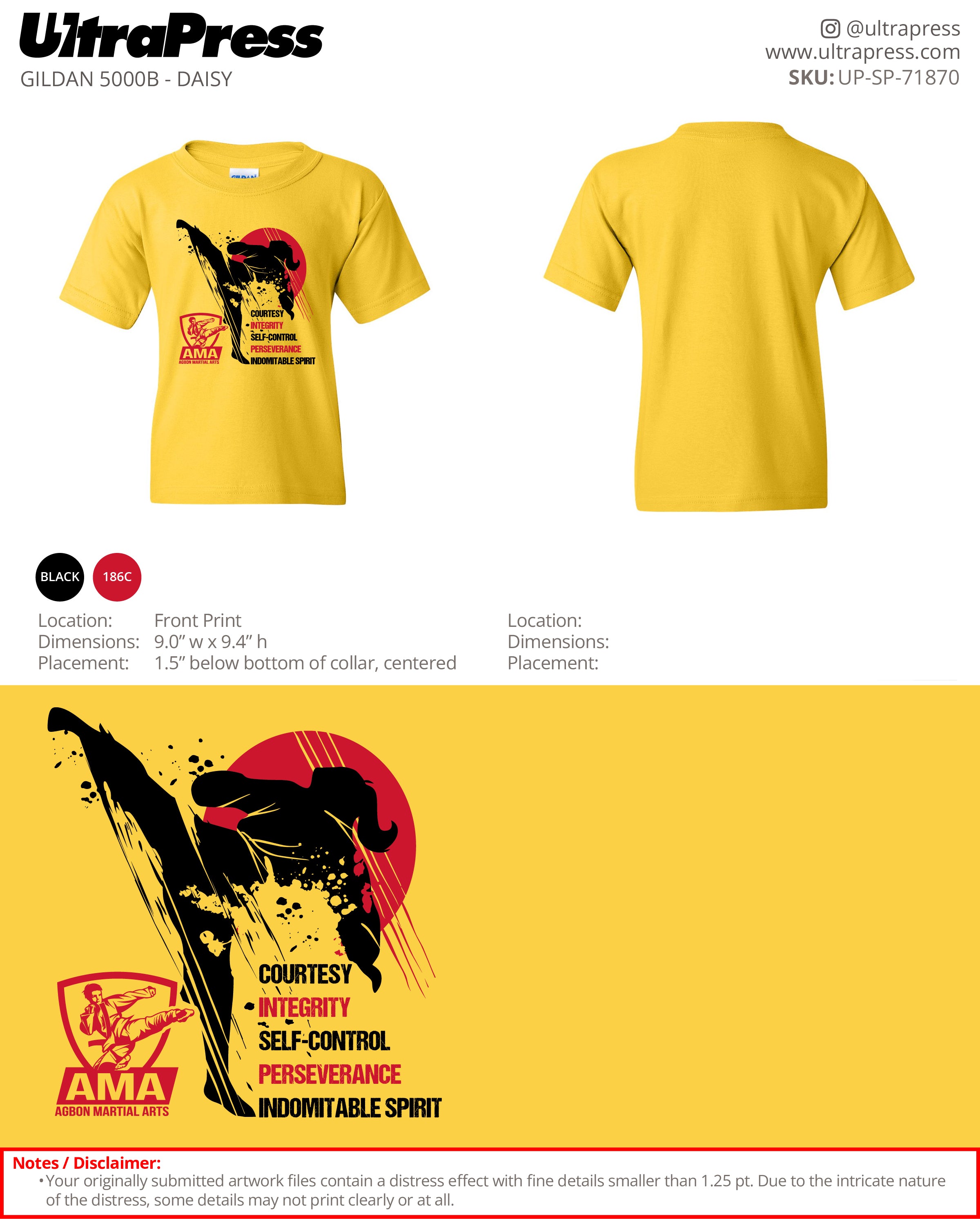 UP-SP-71870 Agbon Martial Arts - Fernando Agbon 100 Pieces Package (Bulk)