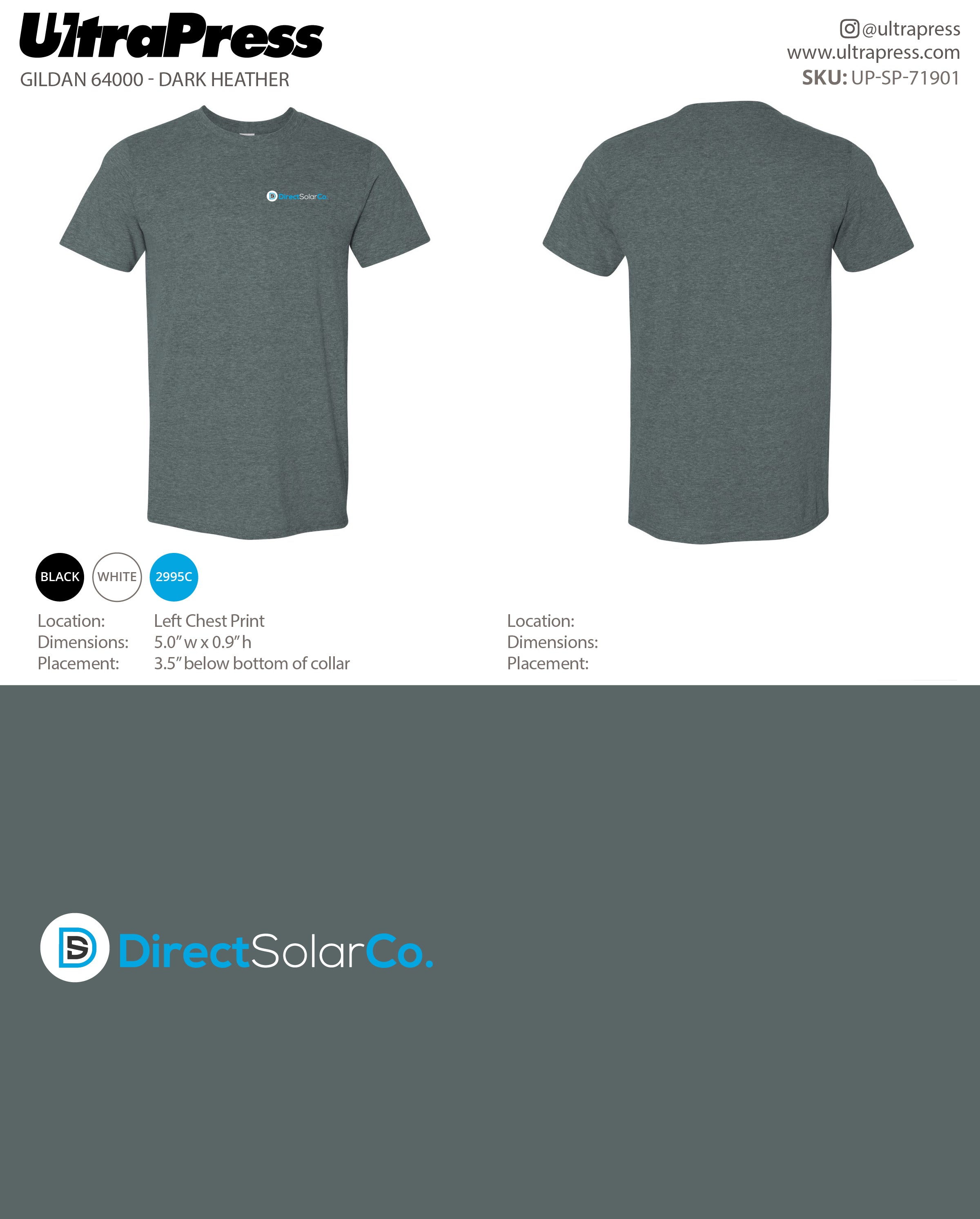 UP-SP-71901 Direct Solar Co. - Isaiah Hoagland 100 Pieces Package (Bulk)