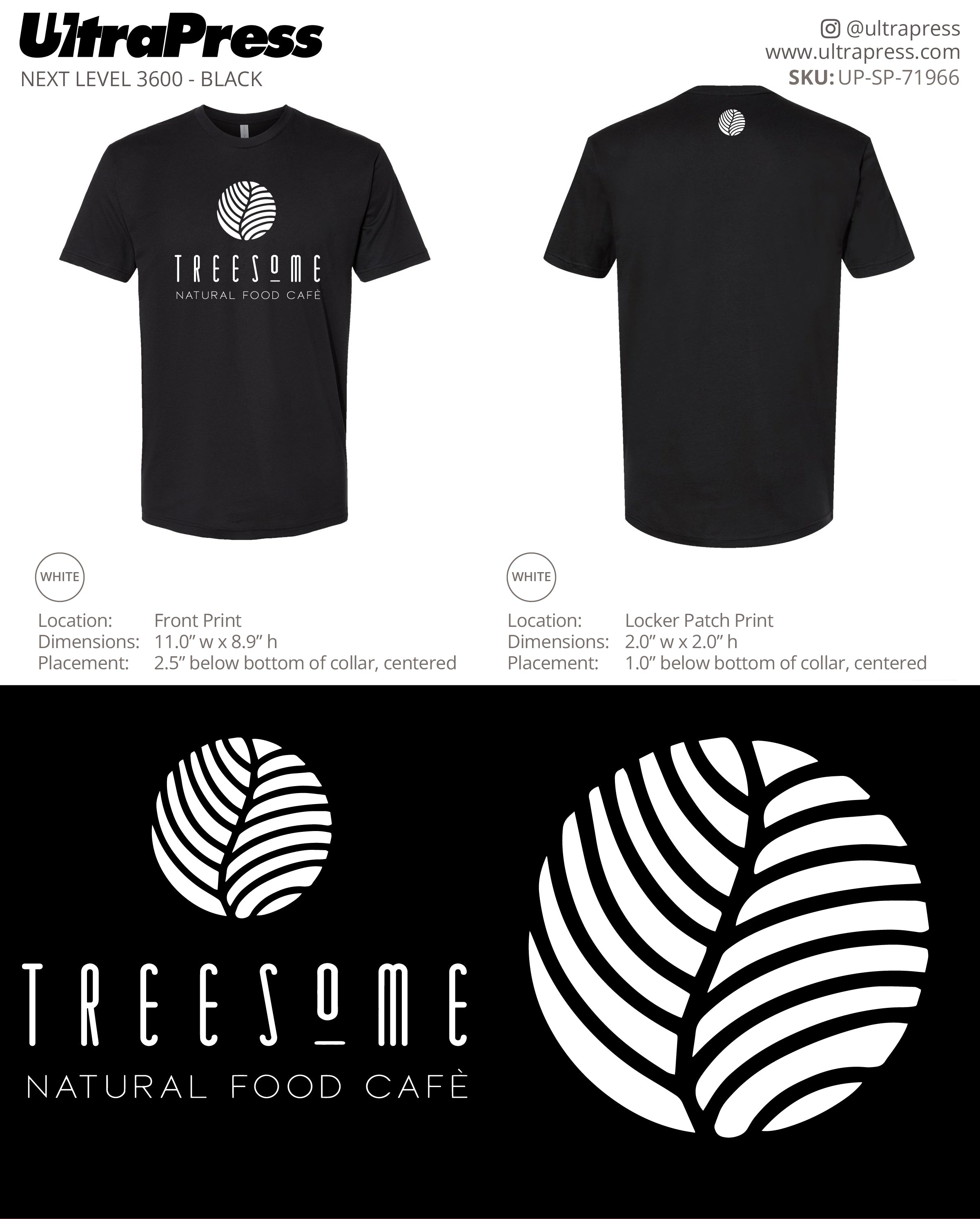 UP-SP-71966 Treesome Natural Food Cafe - Michael Lustigman 100 Min Qty Package (Bulk)