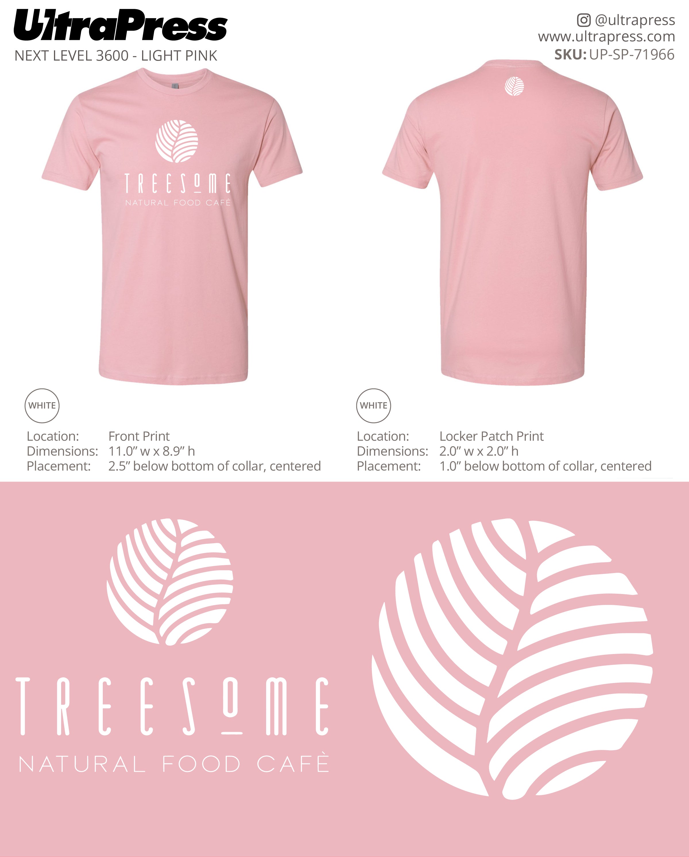 UP-SP-71966 Treesome Natural Food Cafe - Michael Lustigman 100 Min Qty Package (Bulk)