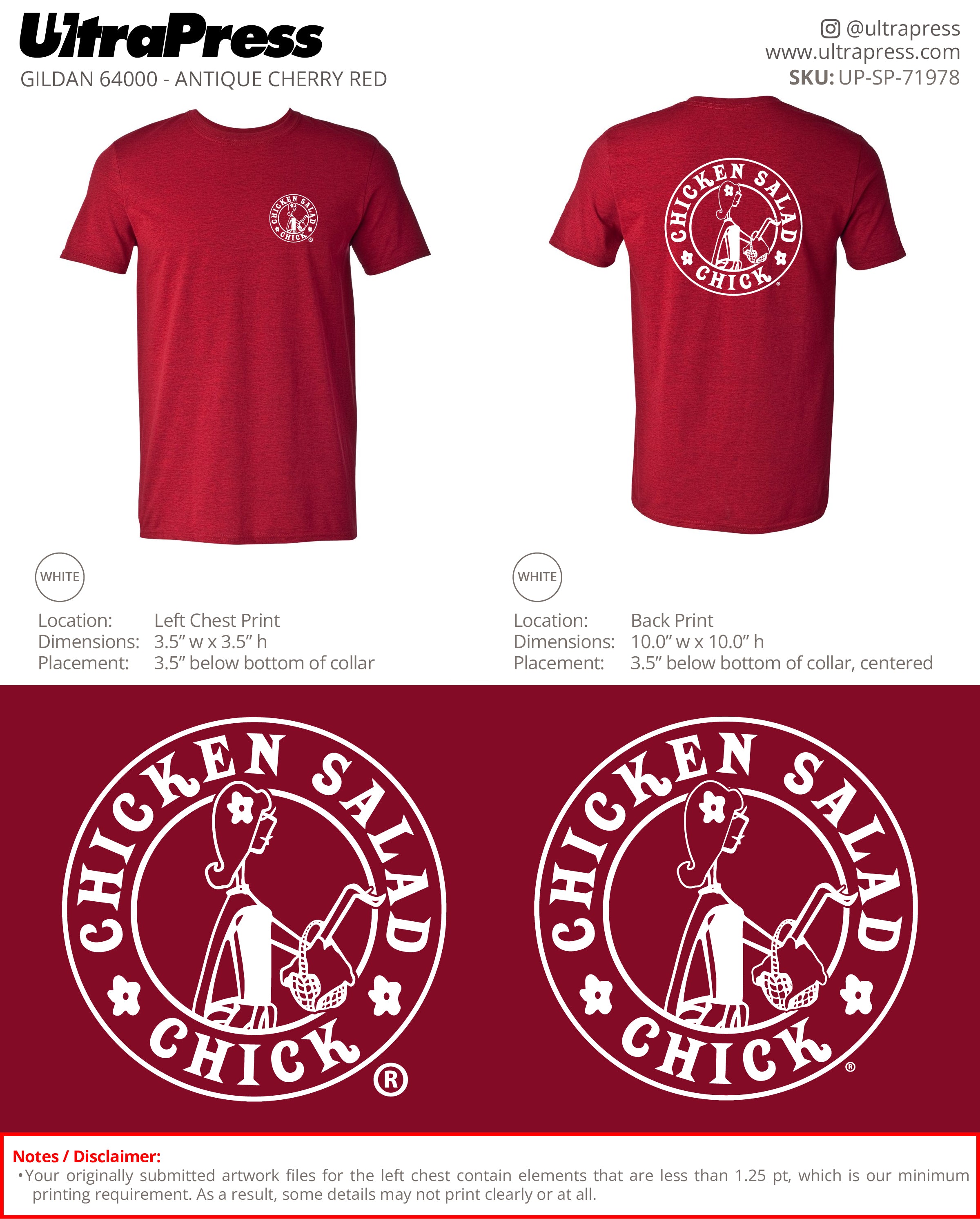 UP-SP-71978 Chicken Salad - Kendal Potesta 100 Pieces Package (Bulk)