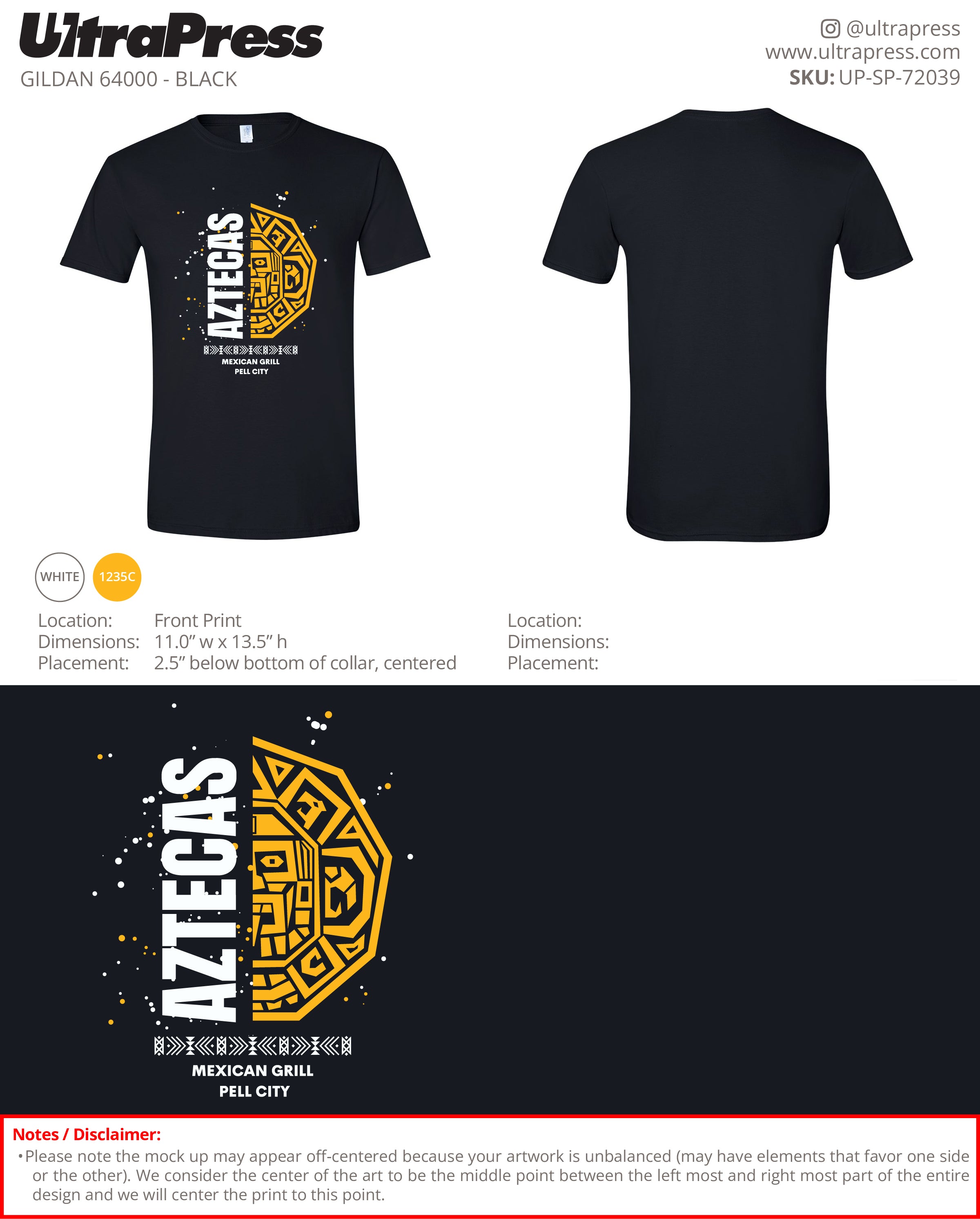 UP-SP-72039 Aztecas - April Barragan 100 Pieces Package (Bulk)