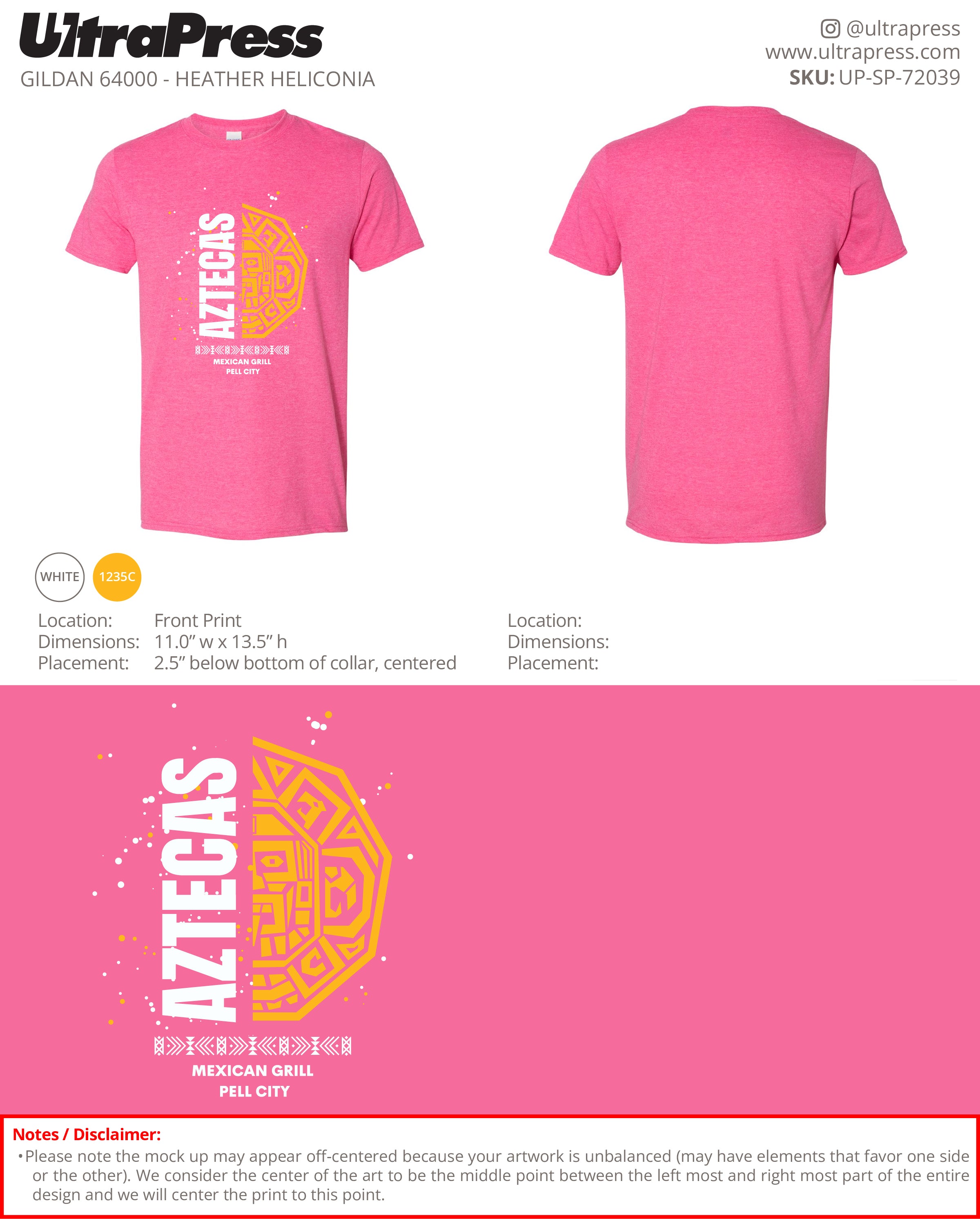 UP-SP-72039 Aztecas - April Barragan 100 Pieces Package (Bulk)