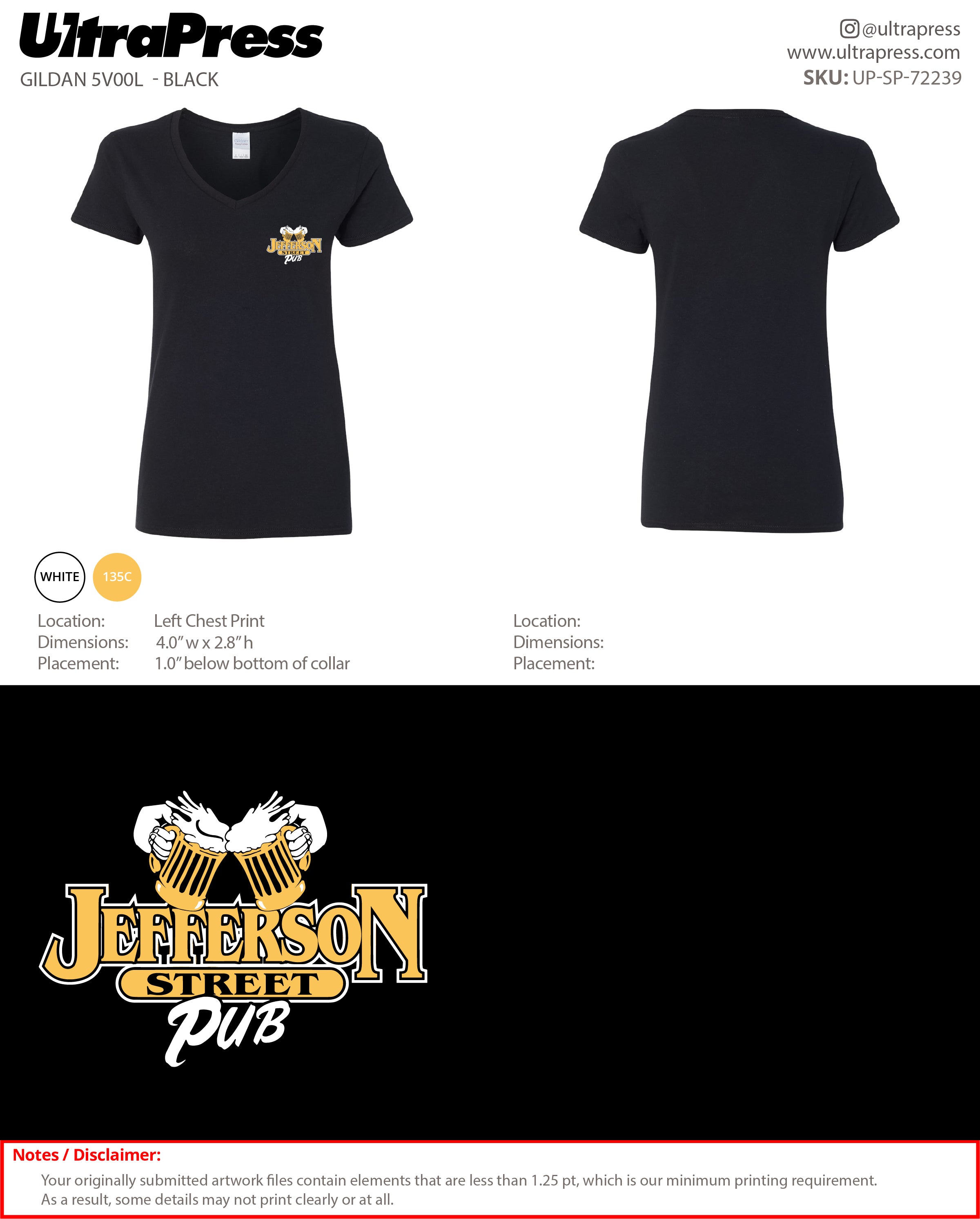 UP-SP-72239 Jefferson Street Pub - George Cassar 48 Min Qty (Bulk)