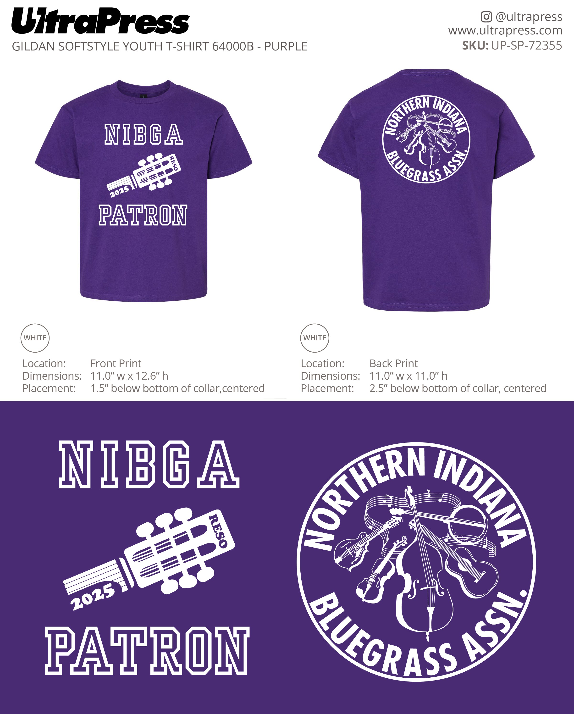 UP-SP-72355 Nibga Patron 2025 - Chris 100 Pieces Package (Bulk)