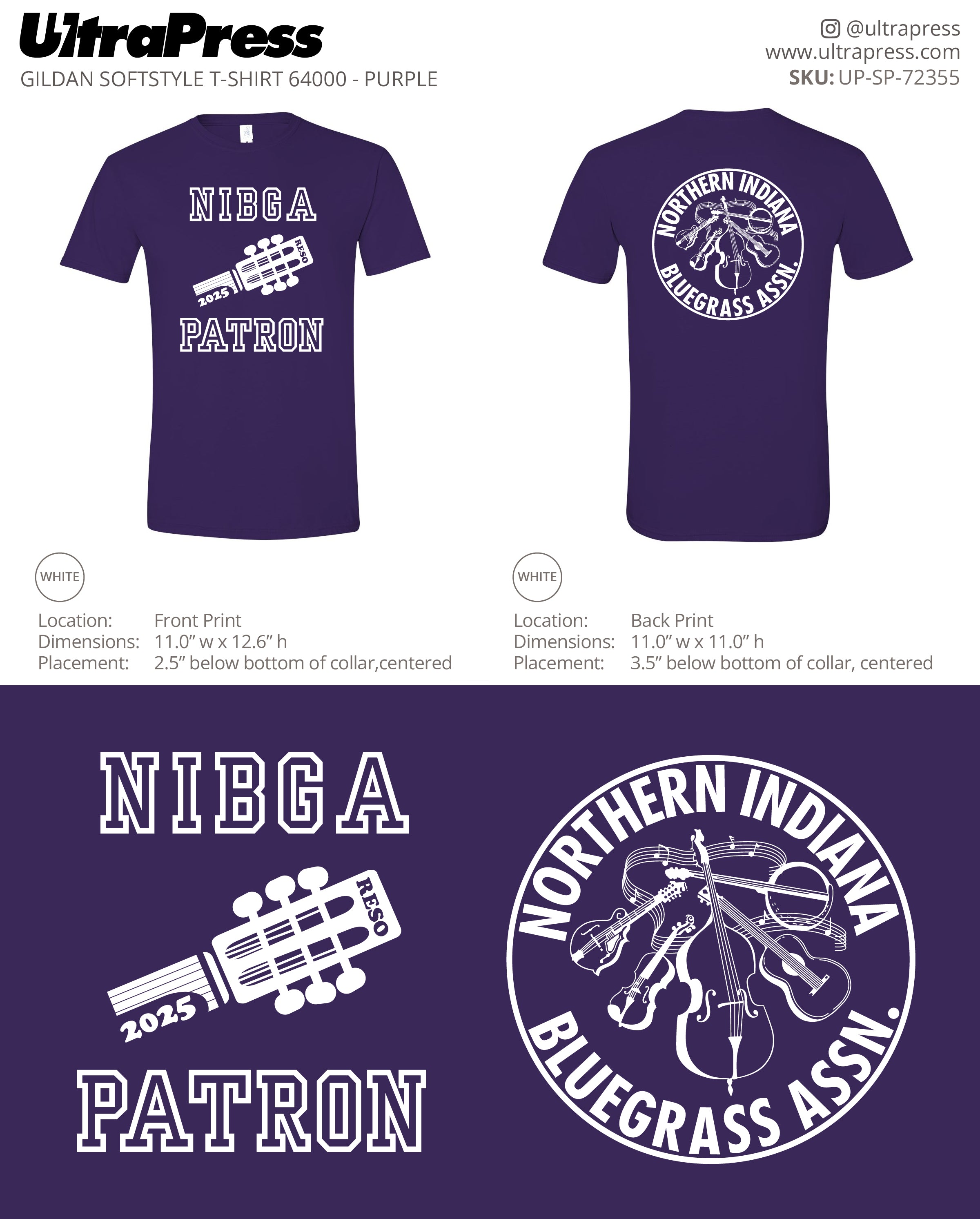 UP-SP-72355 Nibga Patron 2025 - Chris 100 Pieces Package (Bulk)