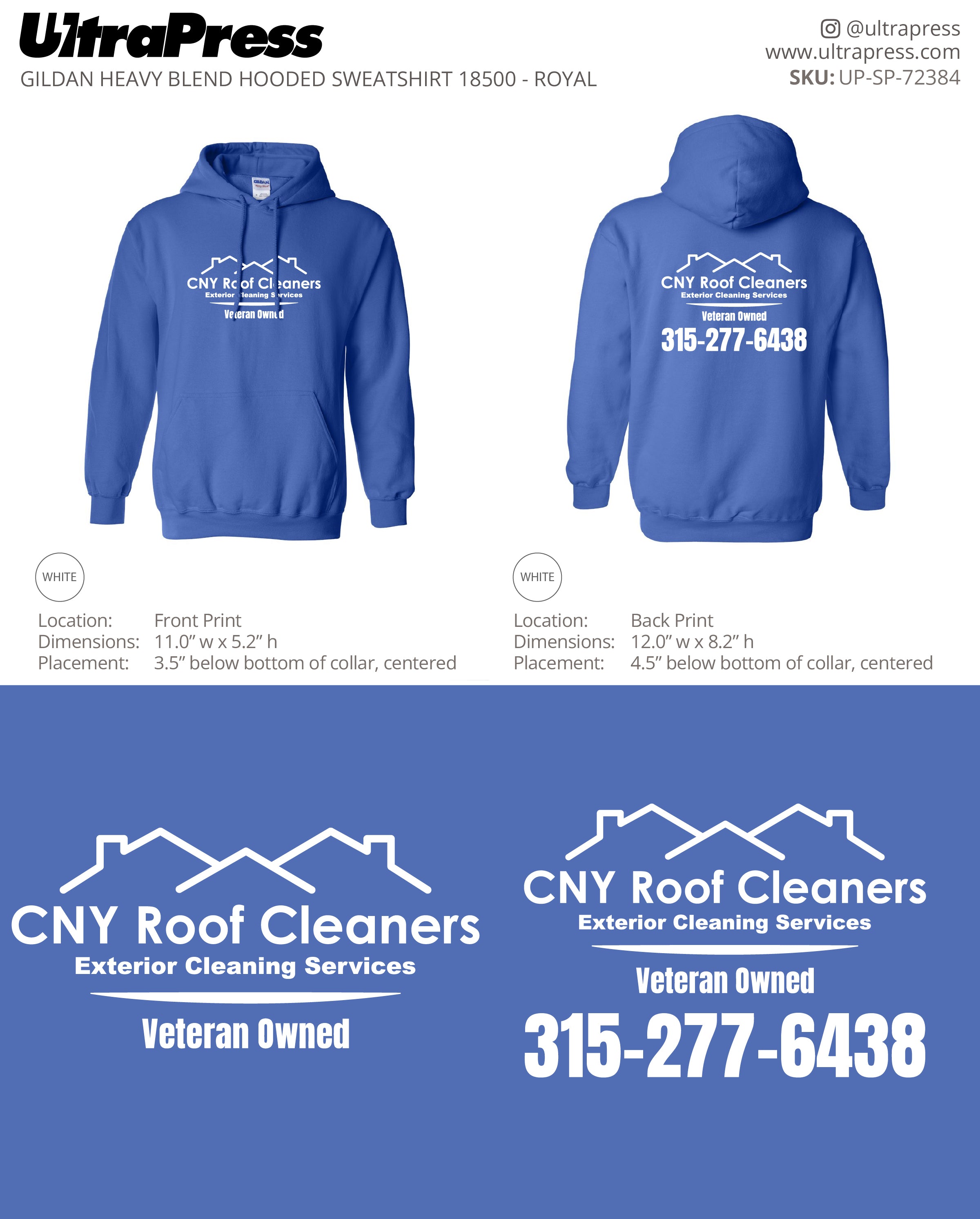 UP-SP-72384 CNY Roof Cleaners - Jeremy Bogan 50 Pieces Package (Bulk)