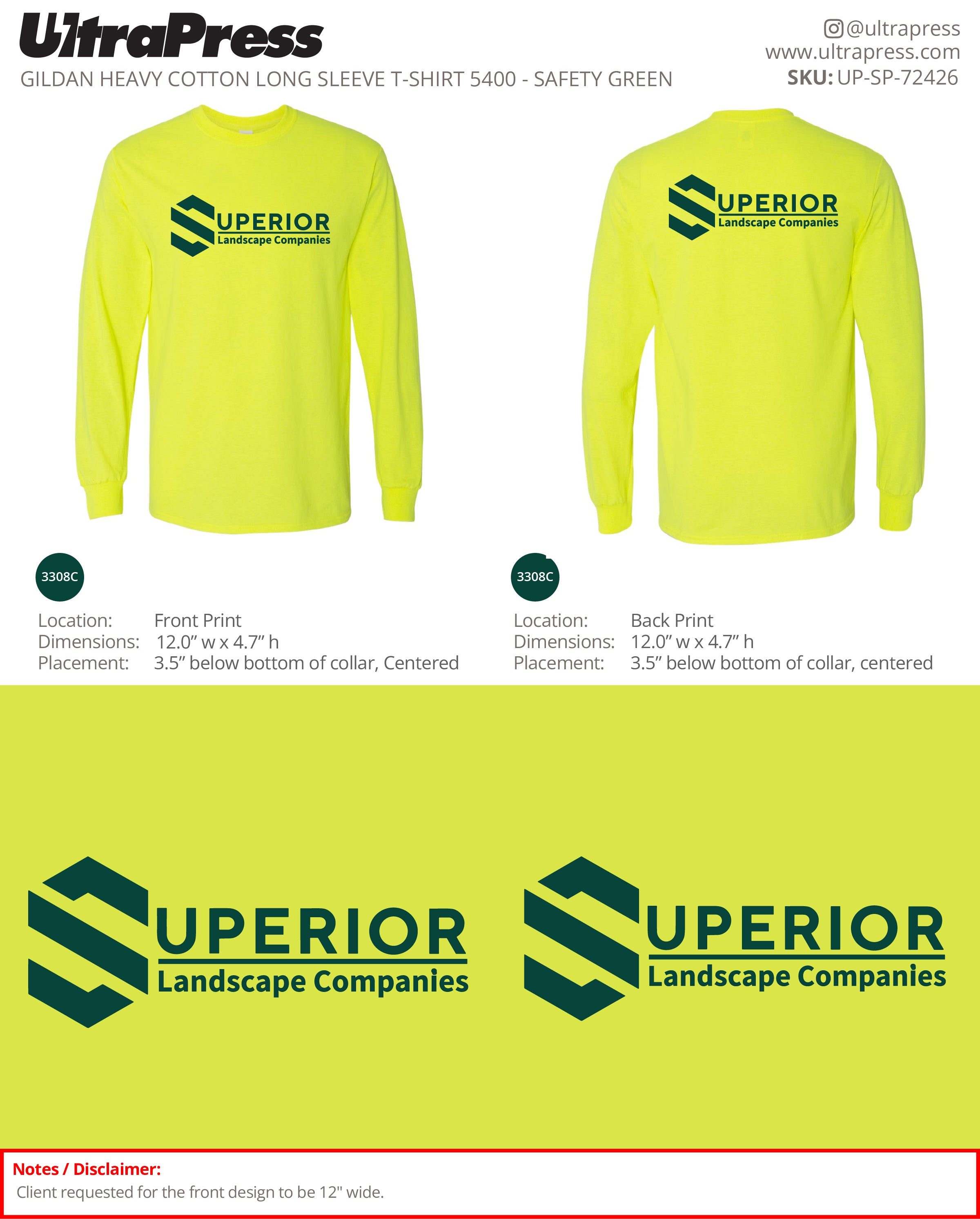 UP-SP-72426 Superior Landscape Companies - Ala Kasham 50 Pieces Package (Bulk)