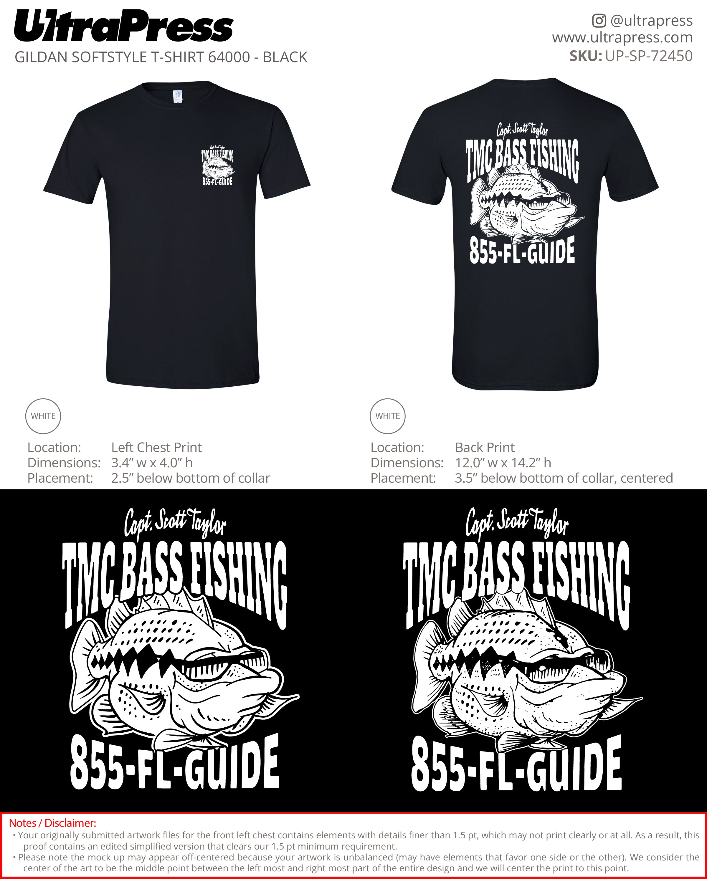 UP-SP-72450 TMC Bass Fishing - Scott Taylor 24 Min Qty (Bulk)