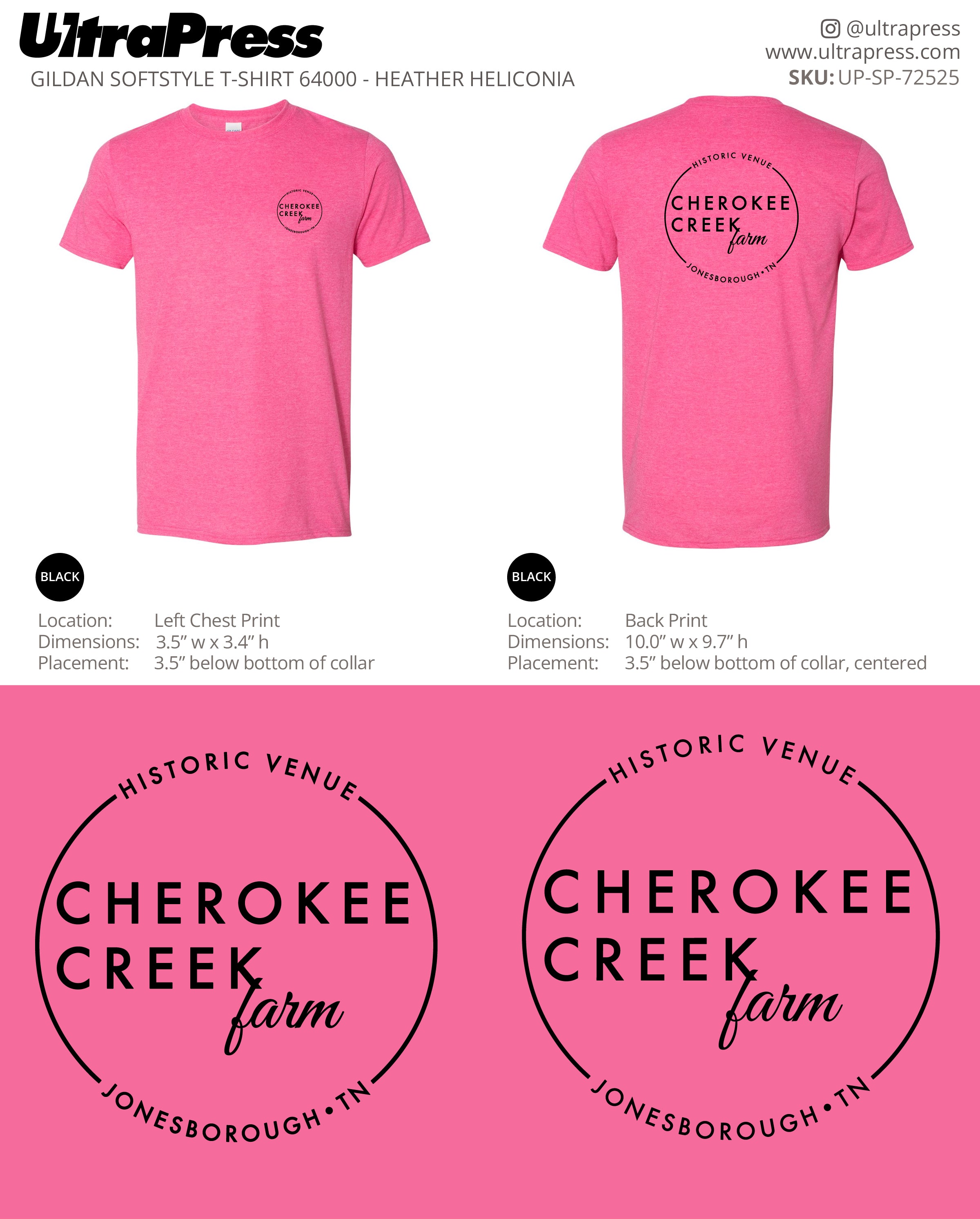 UP-SP-72525 Cherokee Creek Farm - Angie Lemmon 100 Pieces Package (Bulk)